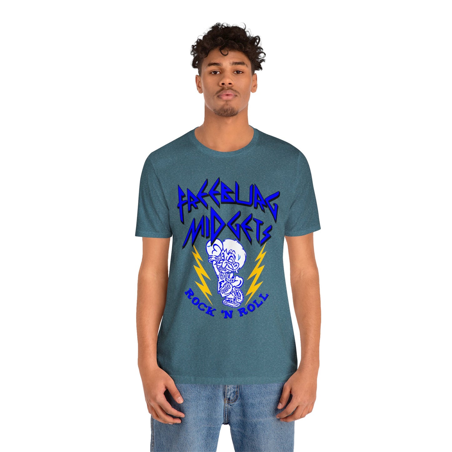 Freeburg Midgets Rock and Roll Bella Jersey Short Sleeve Tee (Unisex)