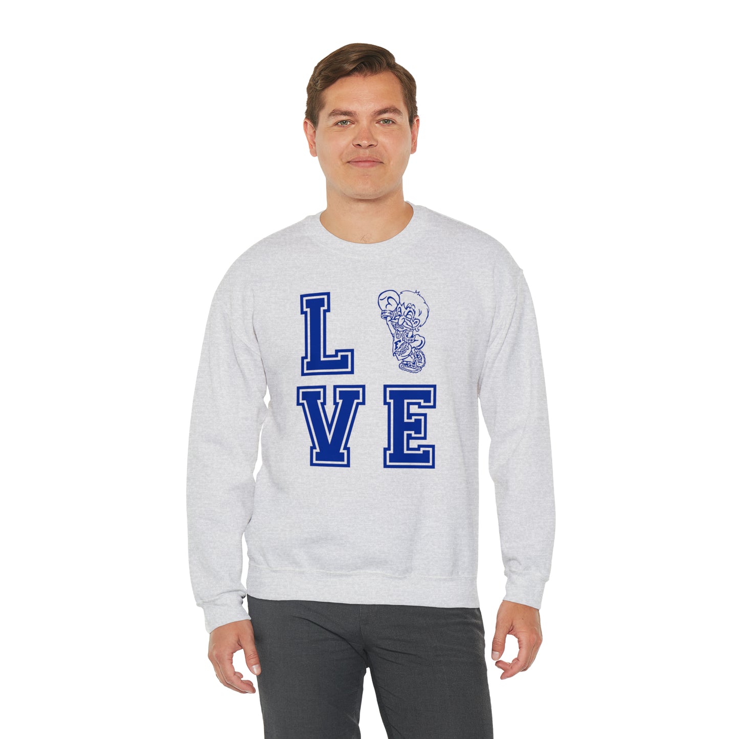 "Love Freeburg Midgets" Unisex Heavy Blend™ Crewneck Sweatshirt
