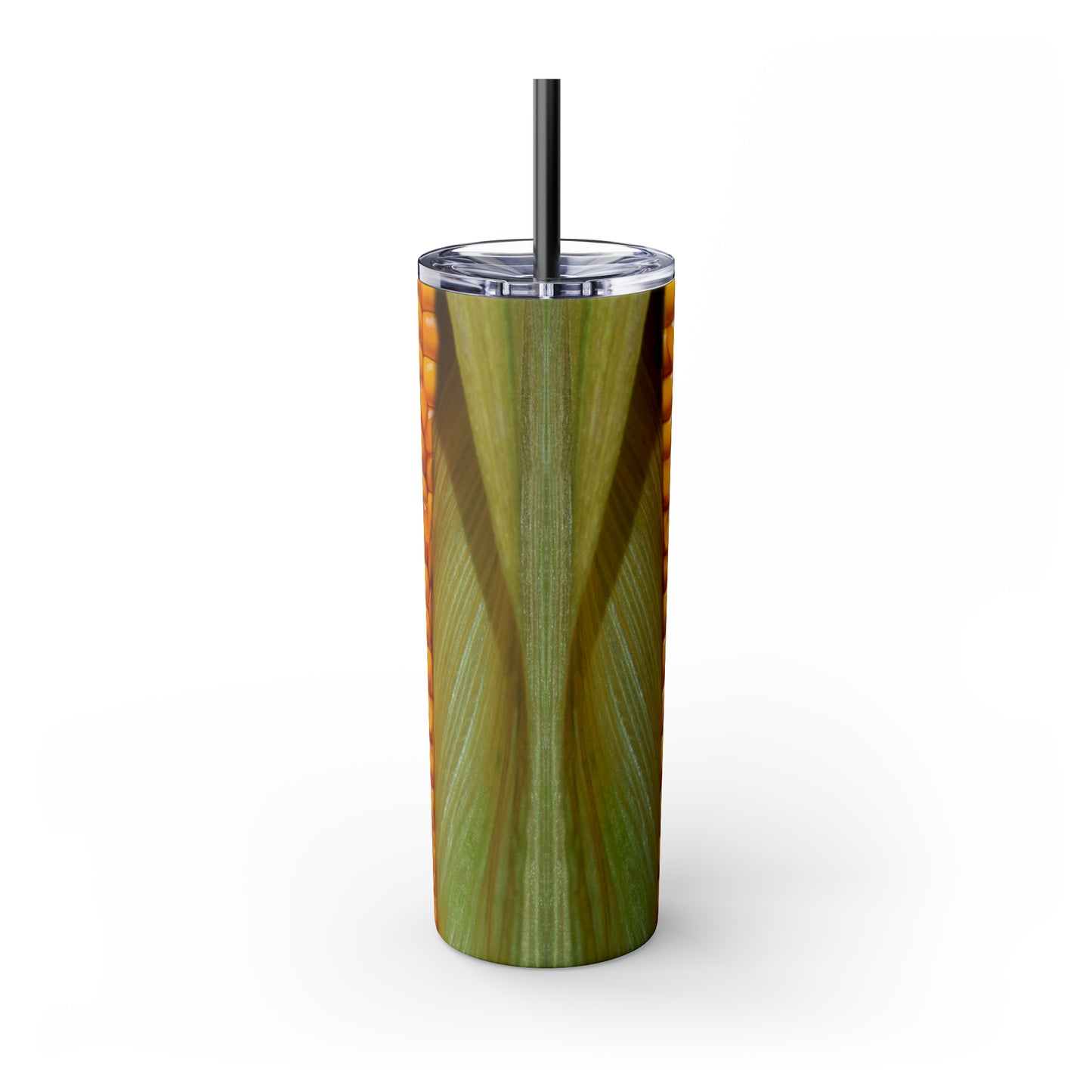 Ear of Corn/ Corn on the Cob Country Farming Skinny Tumbler with Straw, 20oz