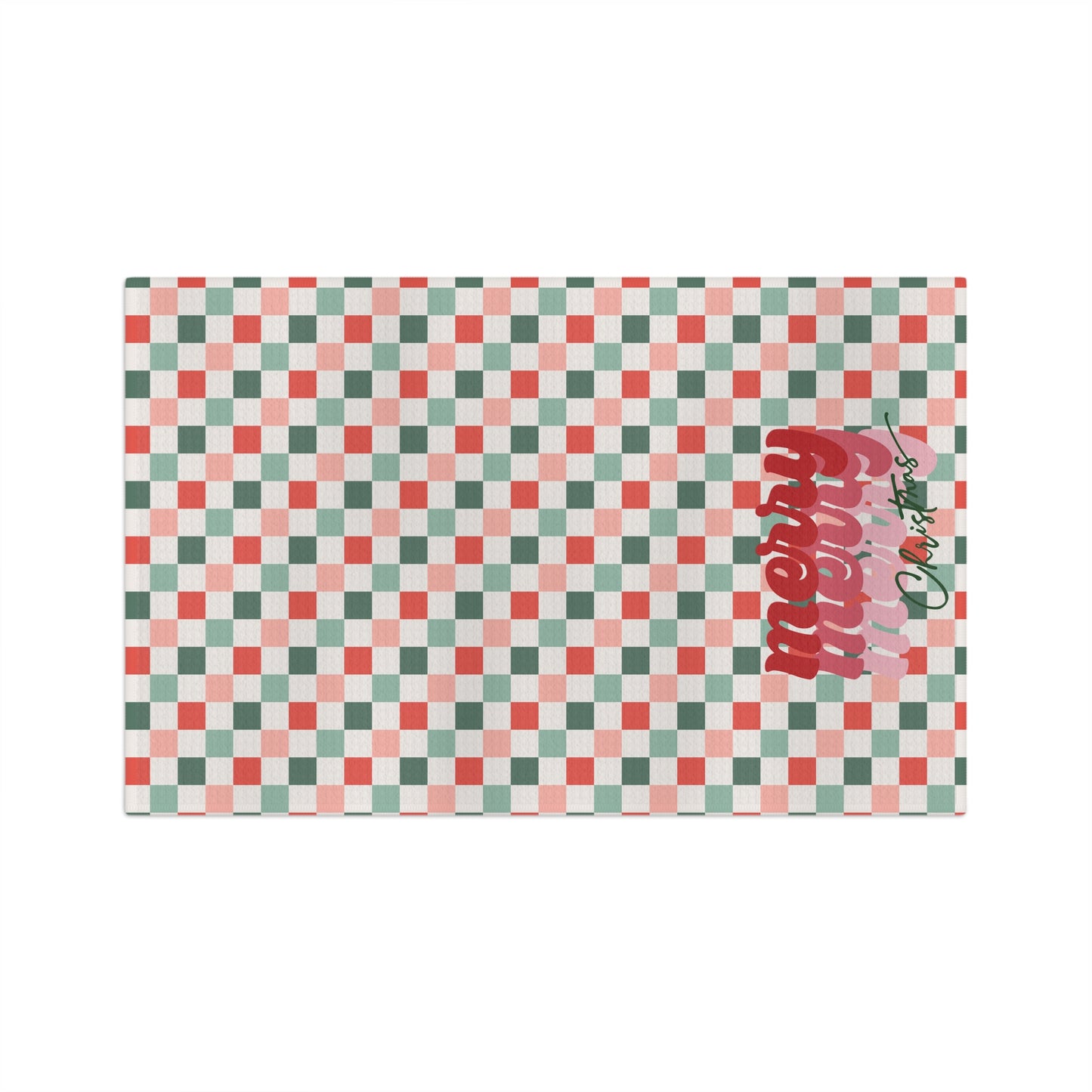 Merry Merry Merry Christmas/ Holiday Soft Tea Towel