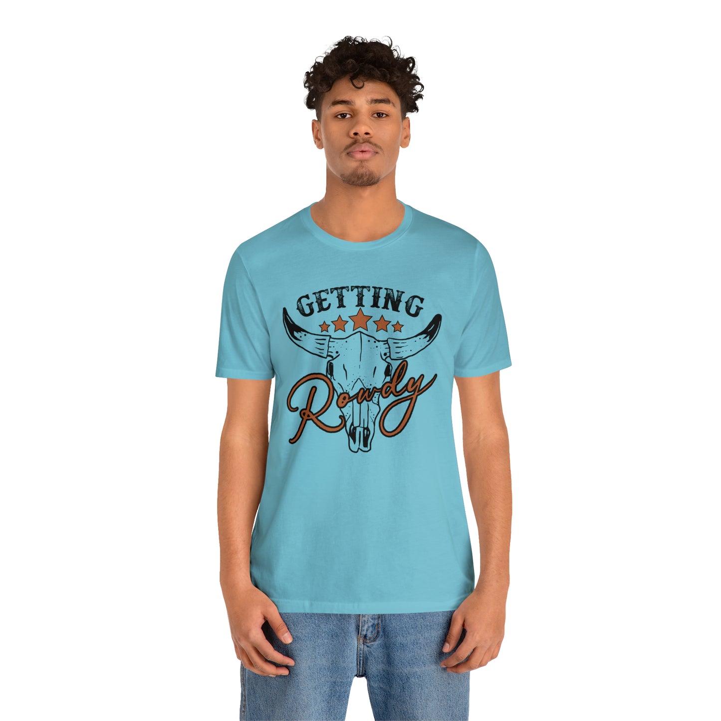 Vintage Getting Rowdy Party/ Bridesmaid/ Groomsman T-Shirt - Black Ink