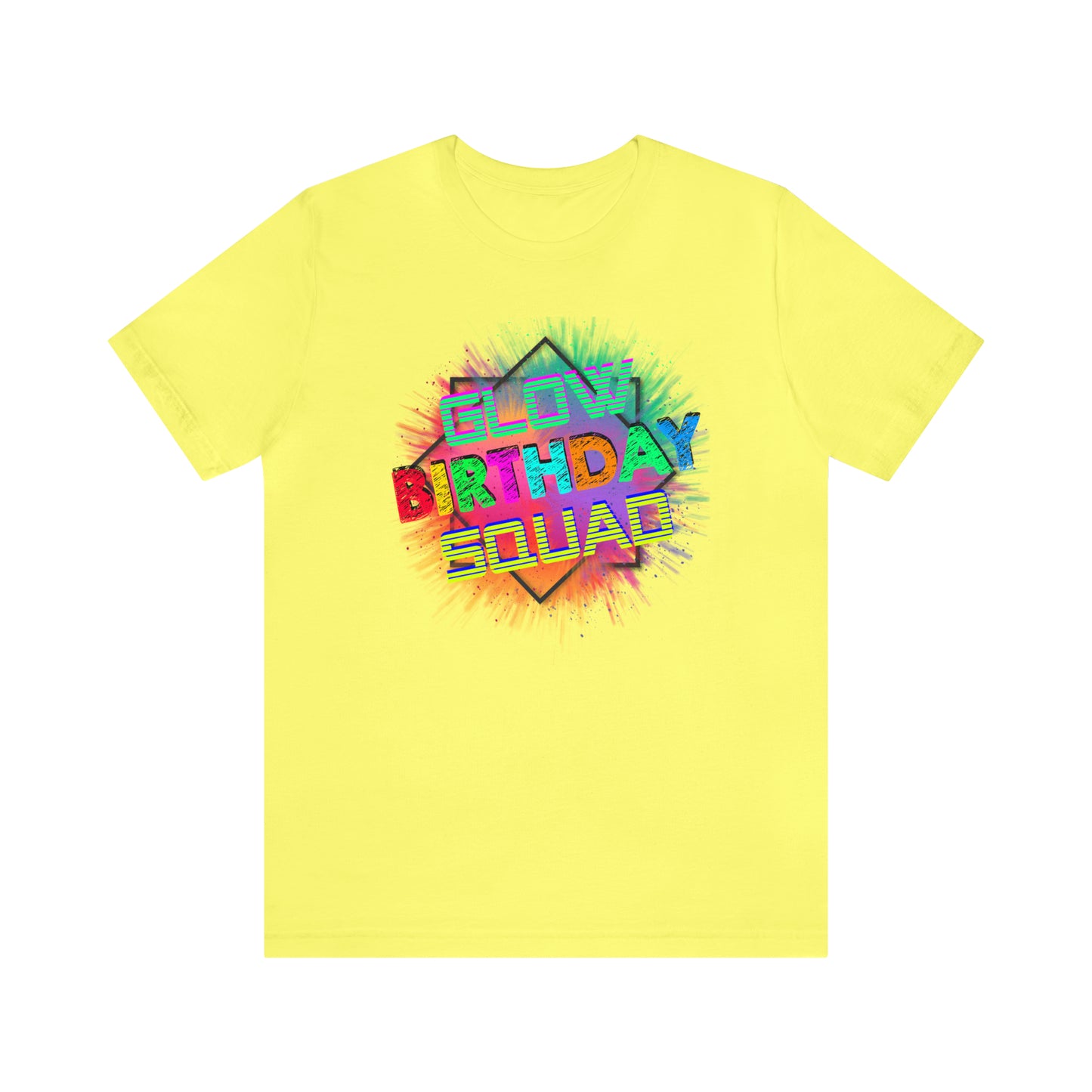 Glow Birthday Squad T-Shirt