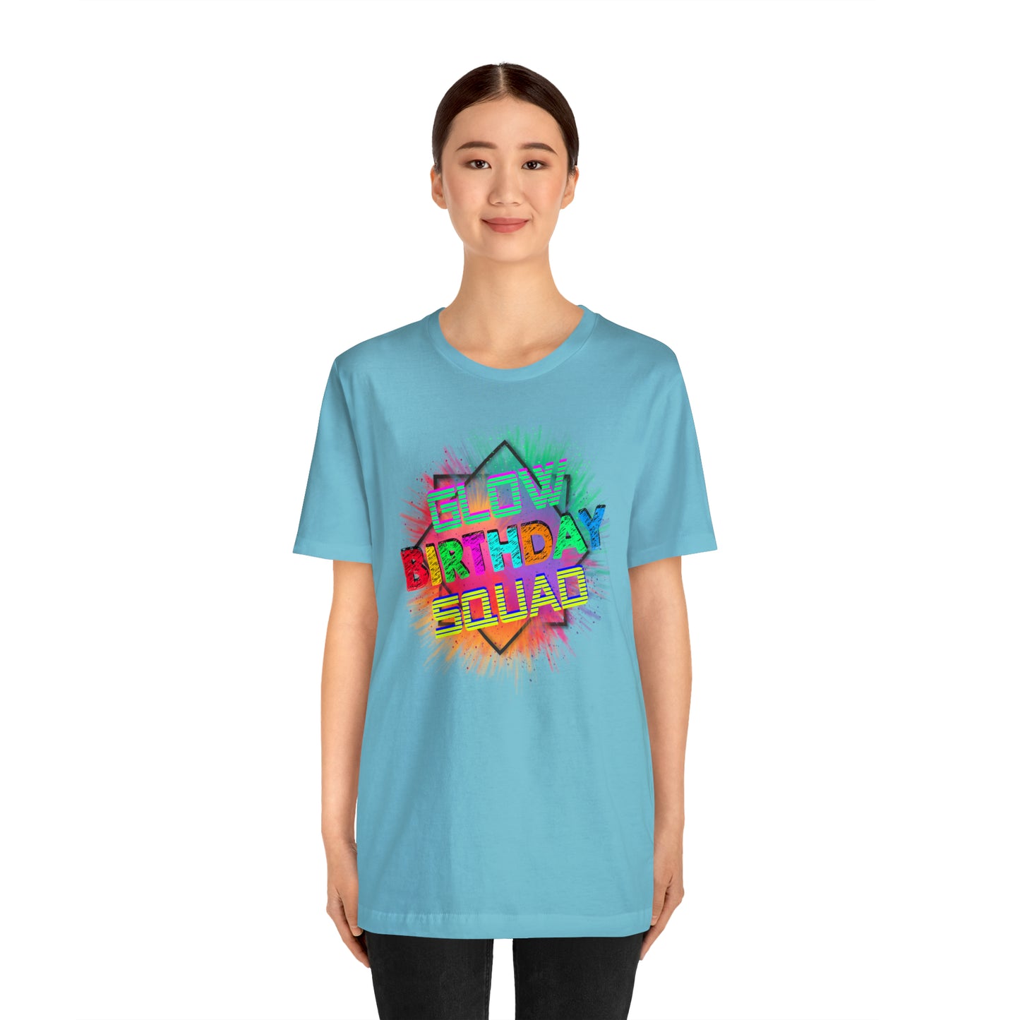Glow Birthday Squad T-Shirt