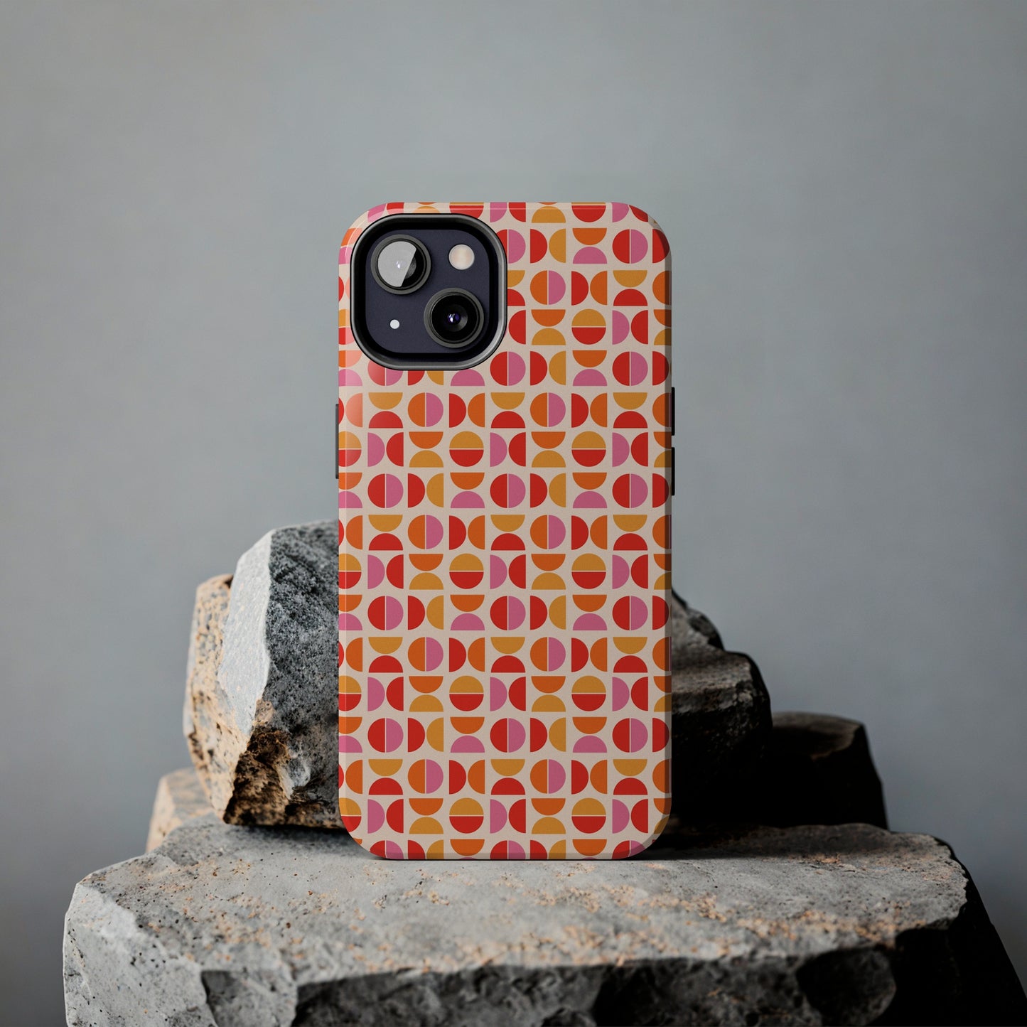 Retro Circle Tough Phone Cases