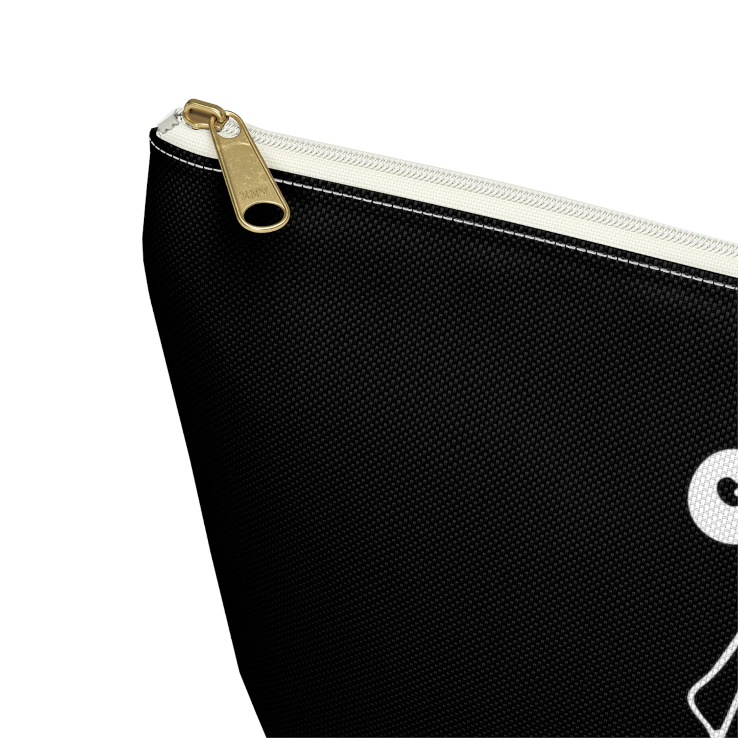 Halloween Ghost Malone Design Accessory Pouch w T-bottom - Black