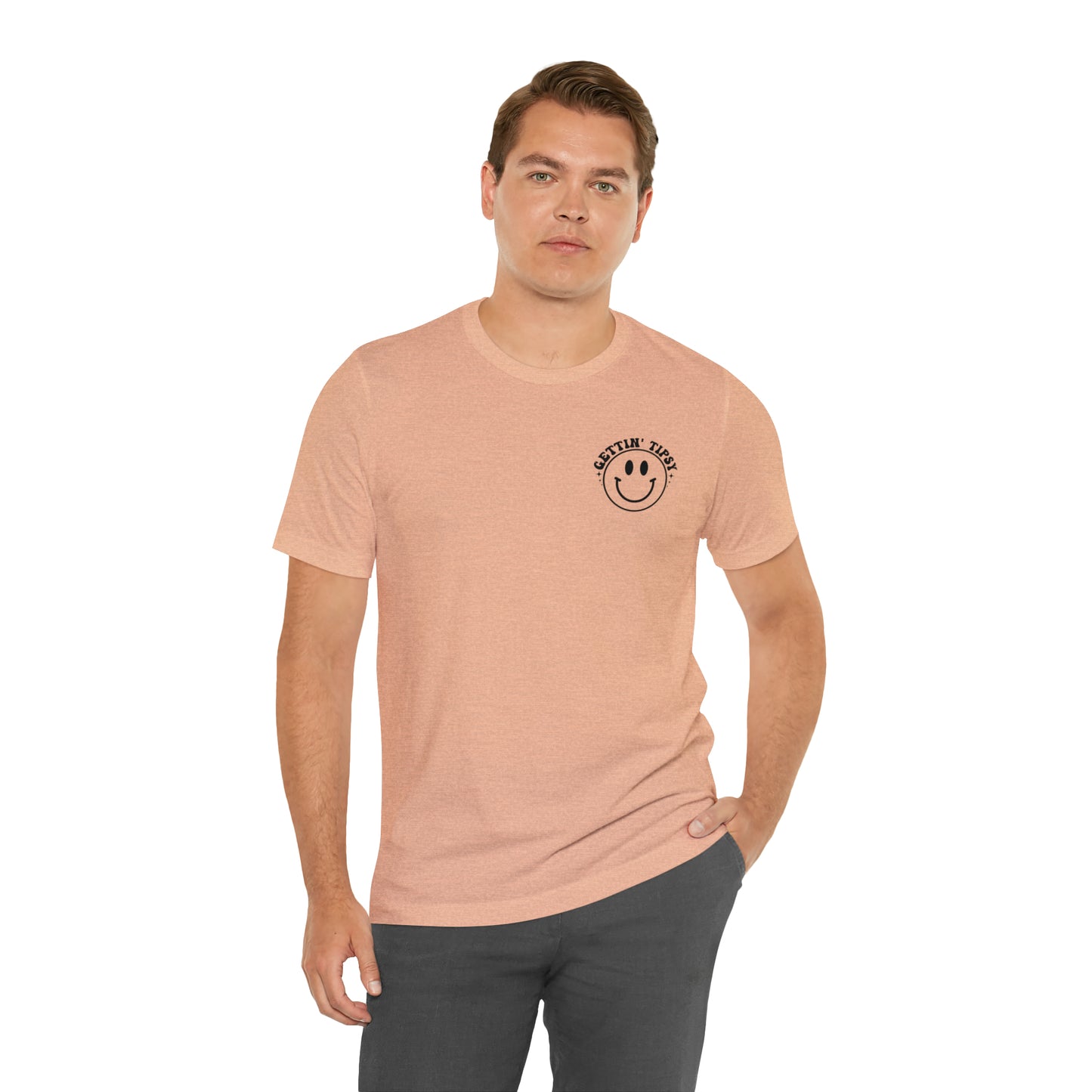 "Errbody in the Lake Gettin' Tipsy" (Front and Back Design) Unisex Jersey Short Sleeve Tee