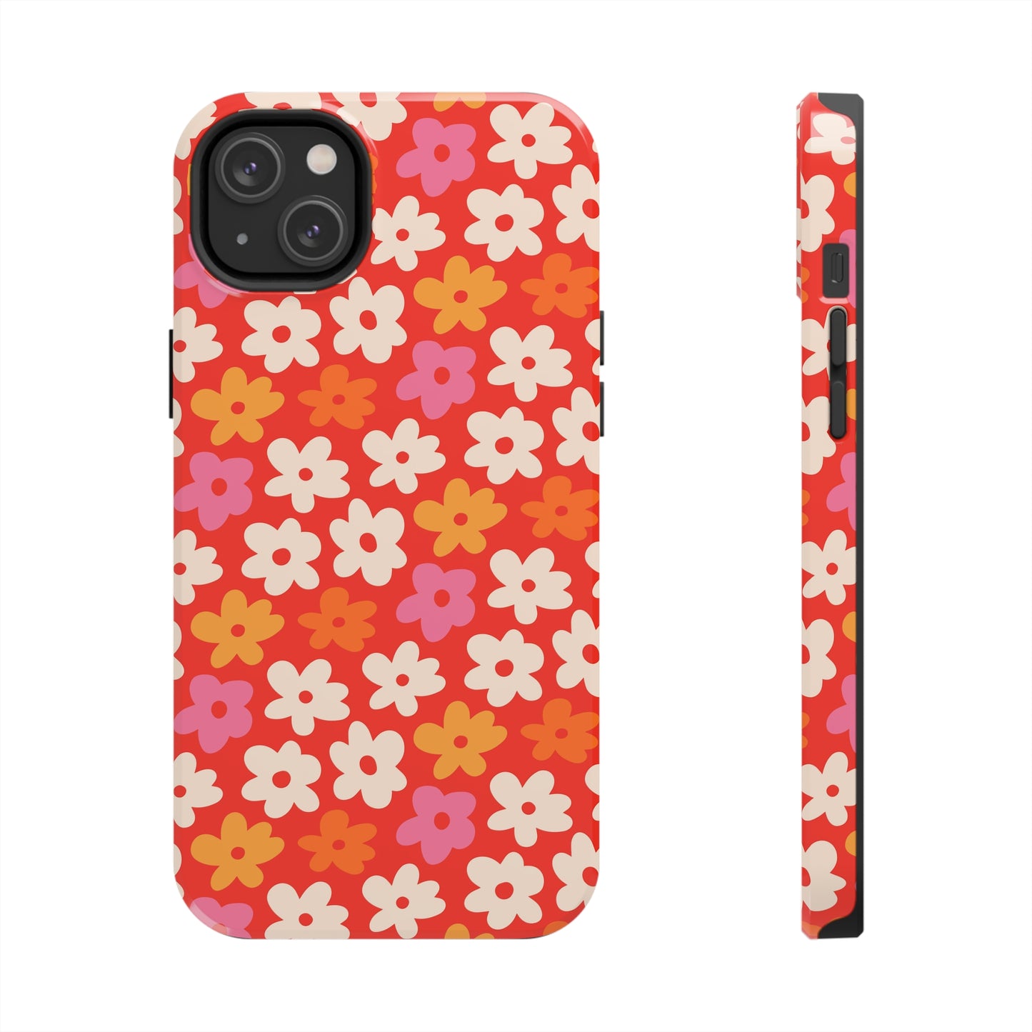 Flower Retro Tough Phone Cases