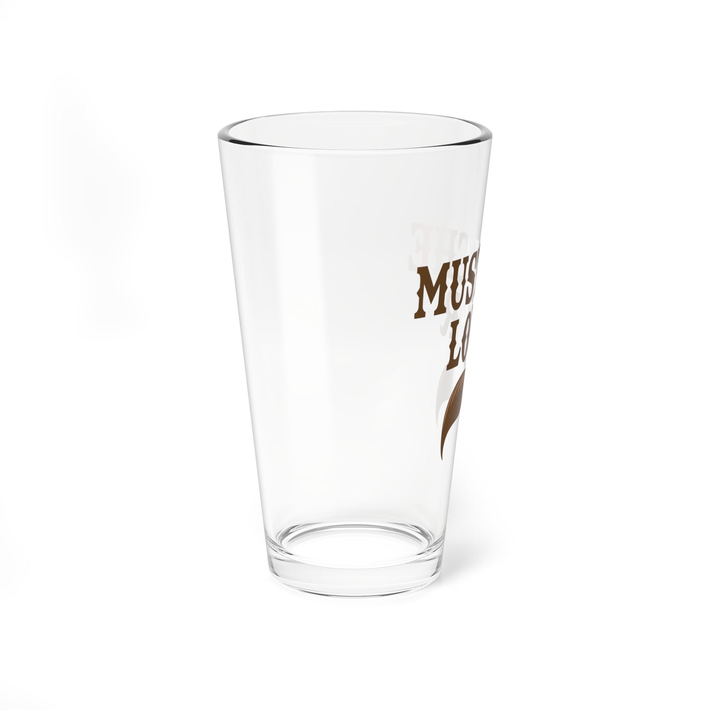 Mustache Lover Gift Mixing Glass, 16oz