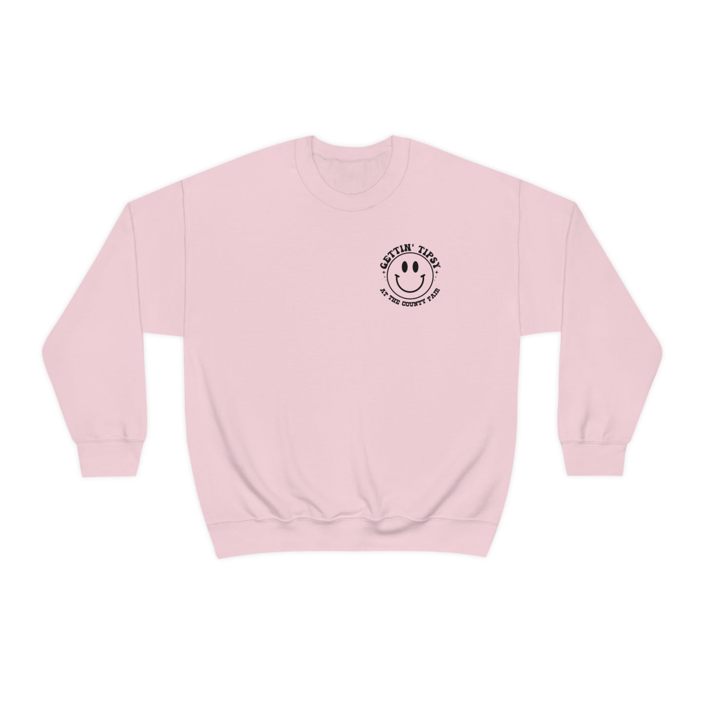 "Gettin' Tipsy at the County Fair" (Front & Back Design) - Unisex Heavy Blend™ Crewneck Sweatshirt