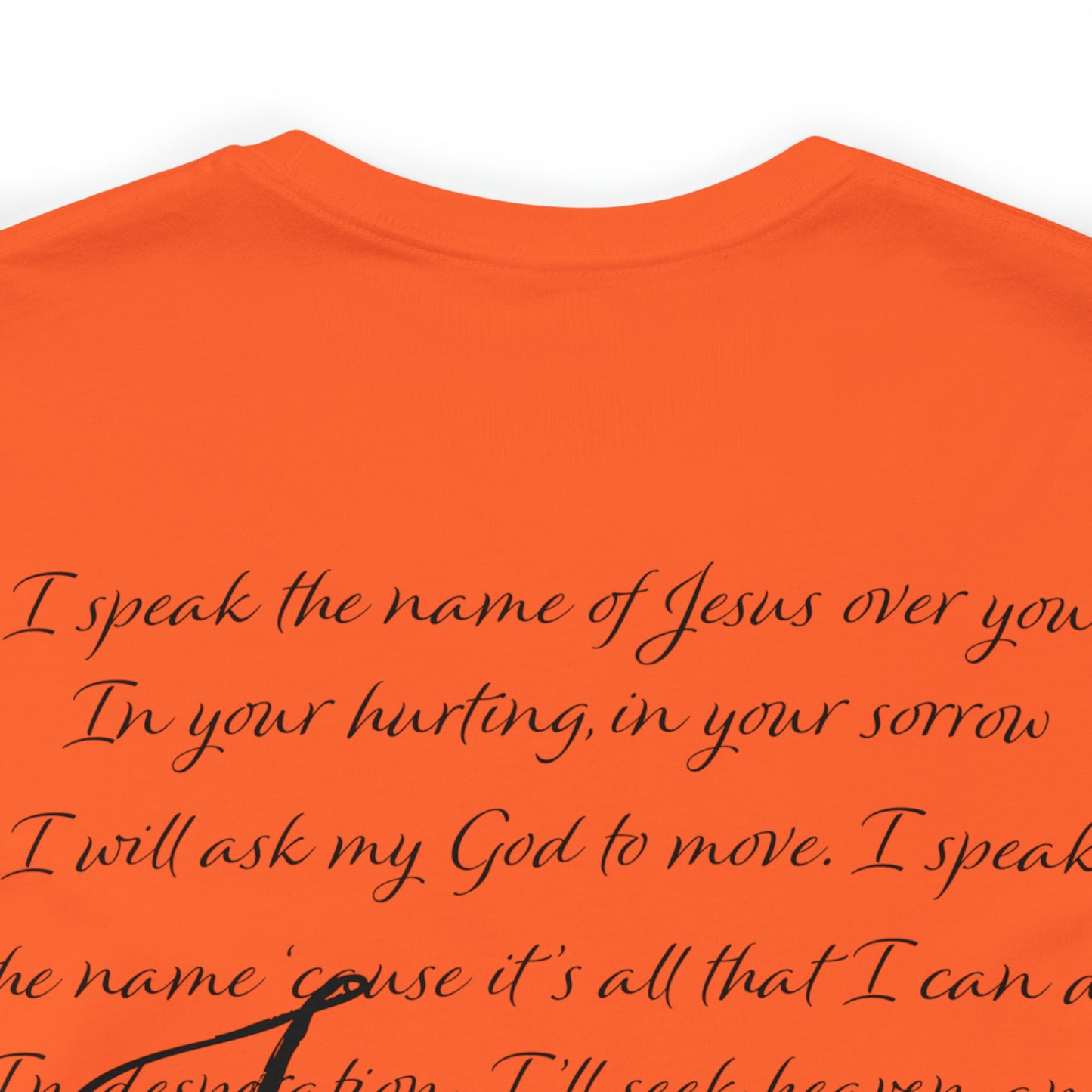 "Jesus Scripture" (Front and Back Design) Unisex Jersey Short Sleeve Tee