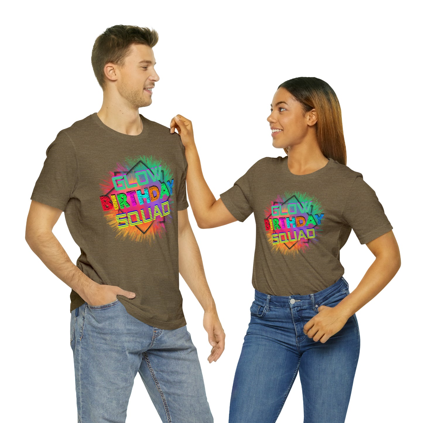 Glow Birthday Squad T-Shirt