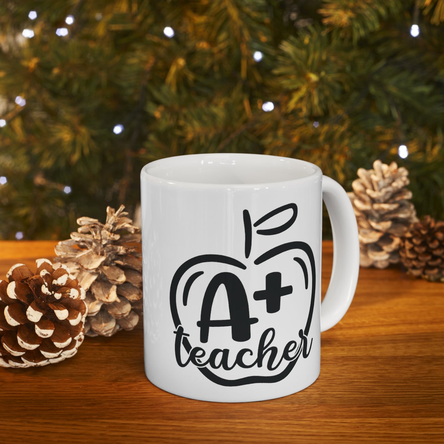 A+ Teacher Ceramic Mug 11oz