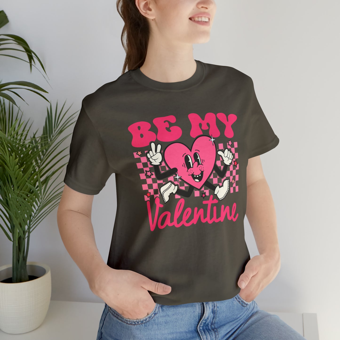 "Be My Valentine!" Unisex Jersey Short Sleeve Tee