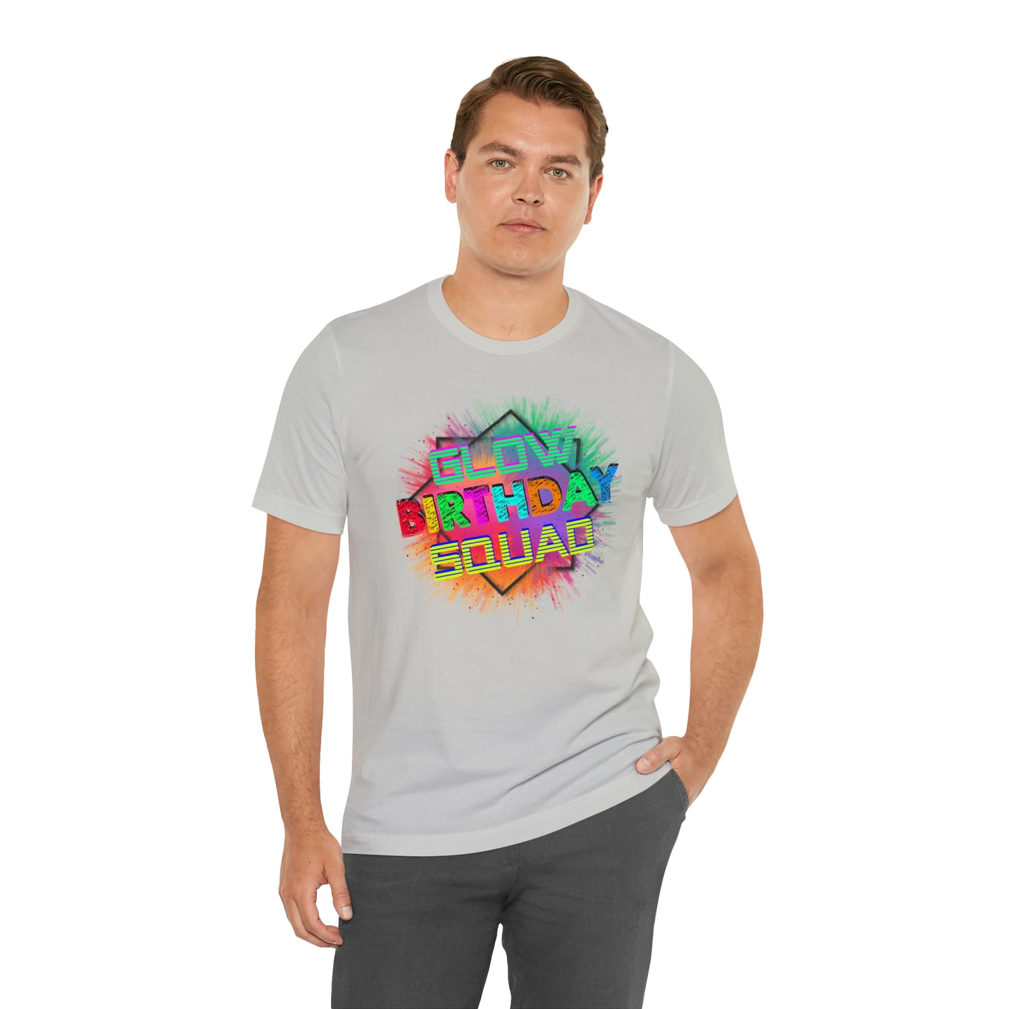 Glow Birthday Squad T-Shirt