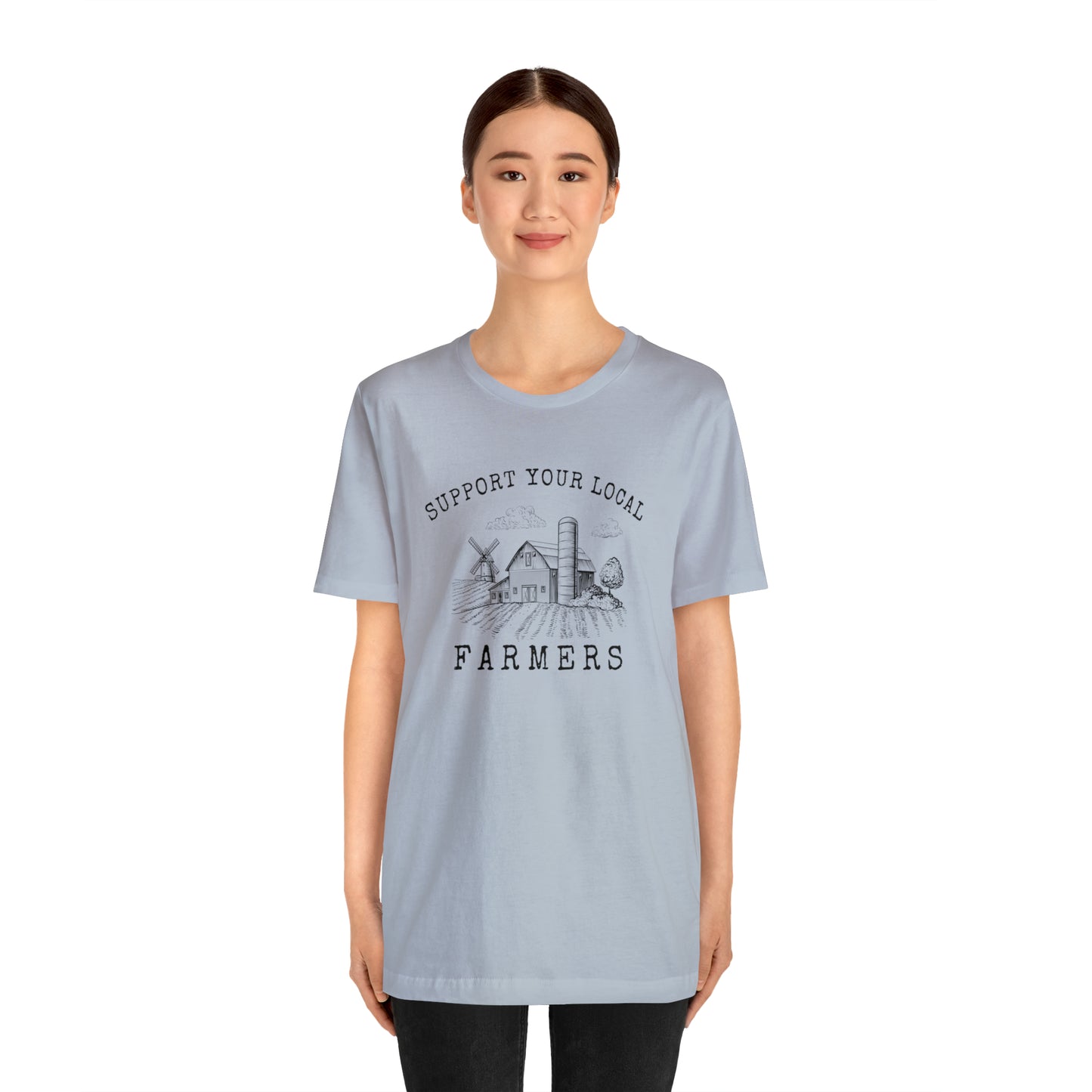 "Support Your Local Farmers Wide Scene" Unisex Jersey Short Sleeve Tee