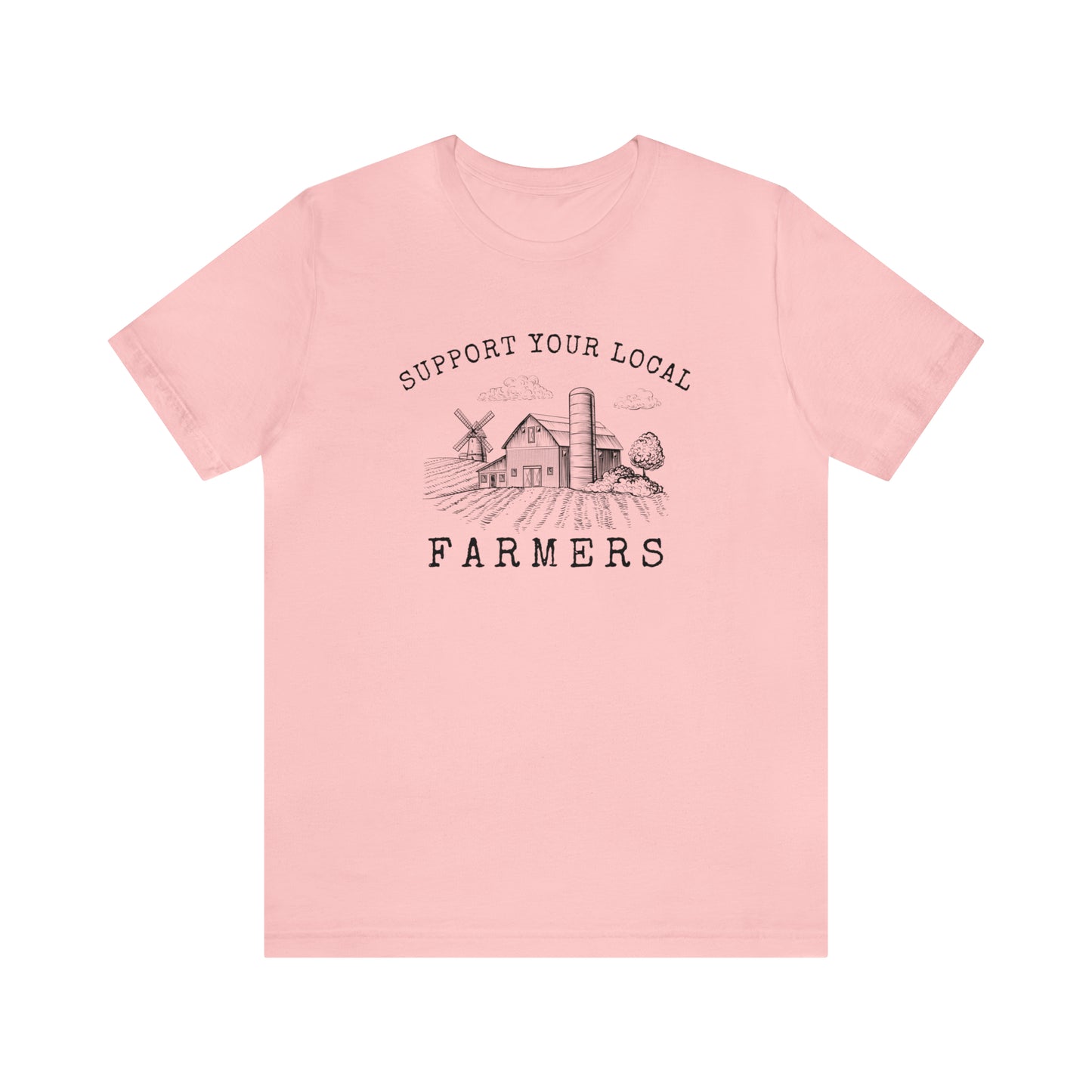 "Support Your Local Farmers Wide Scene" Unisex Jersey Short Sleeve Tee