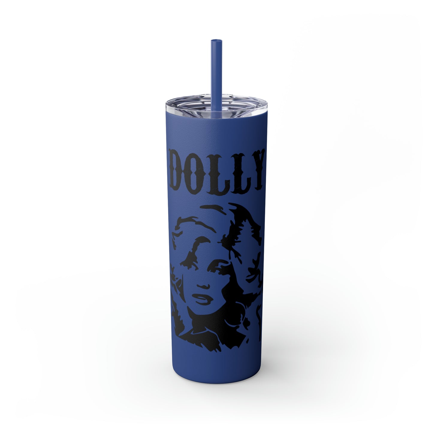 Dolly Portrait Skinny Tumbler with Straw, 20oz