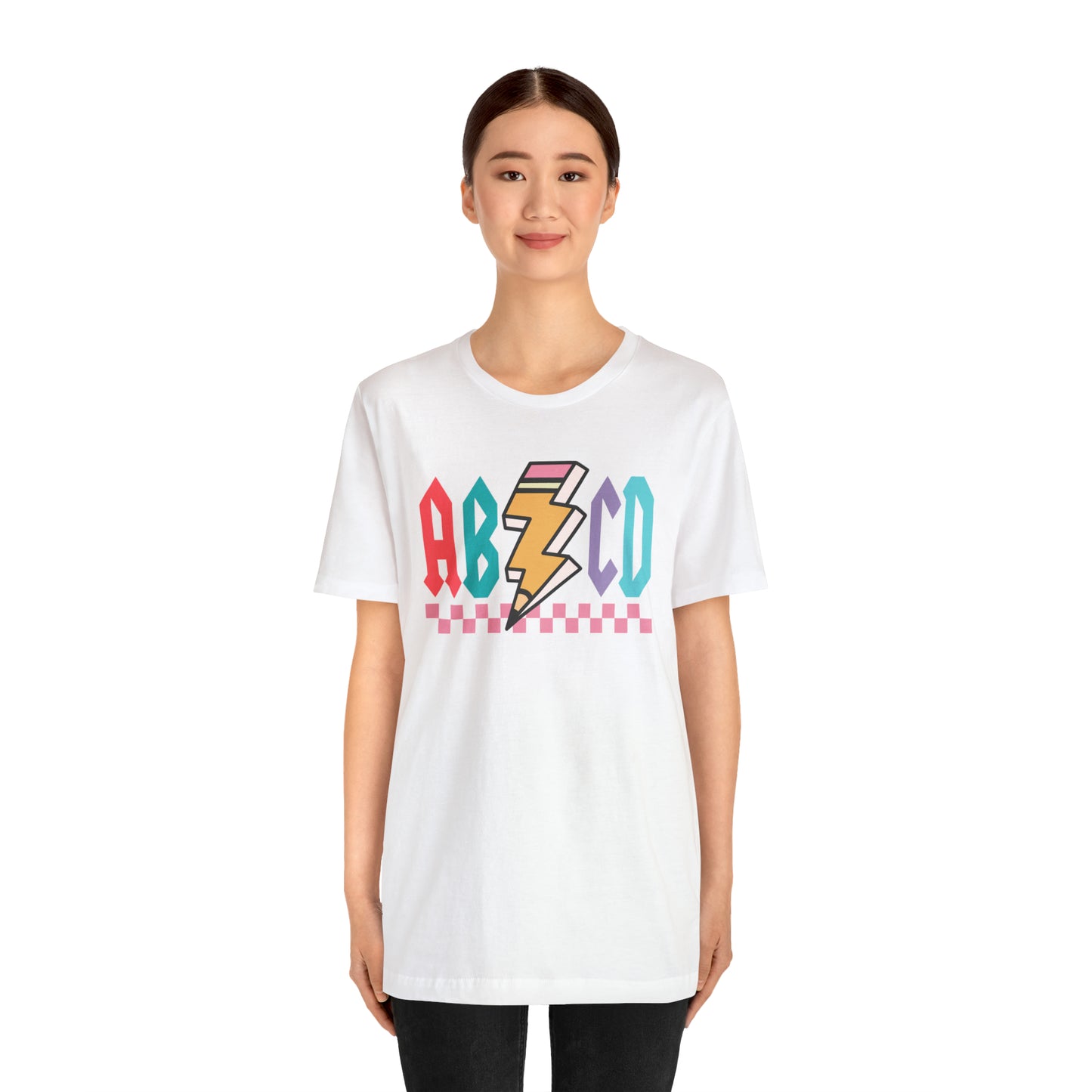 Vintage ABCD Teacher T-Shirt