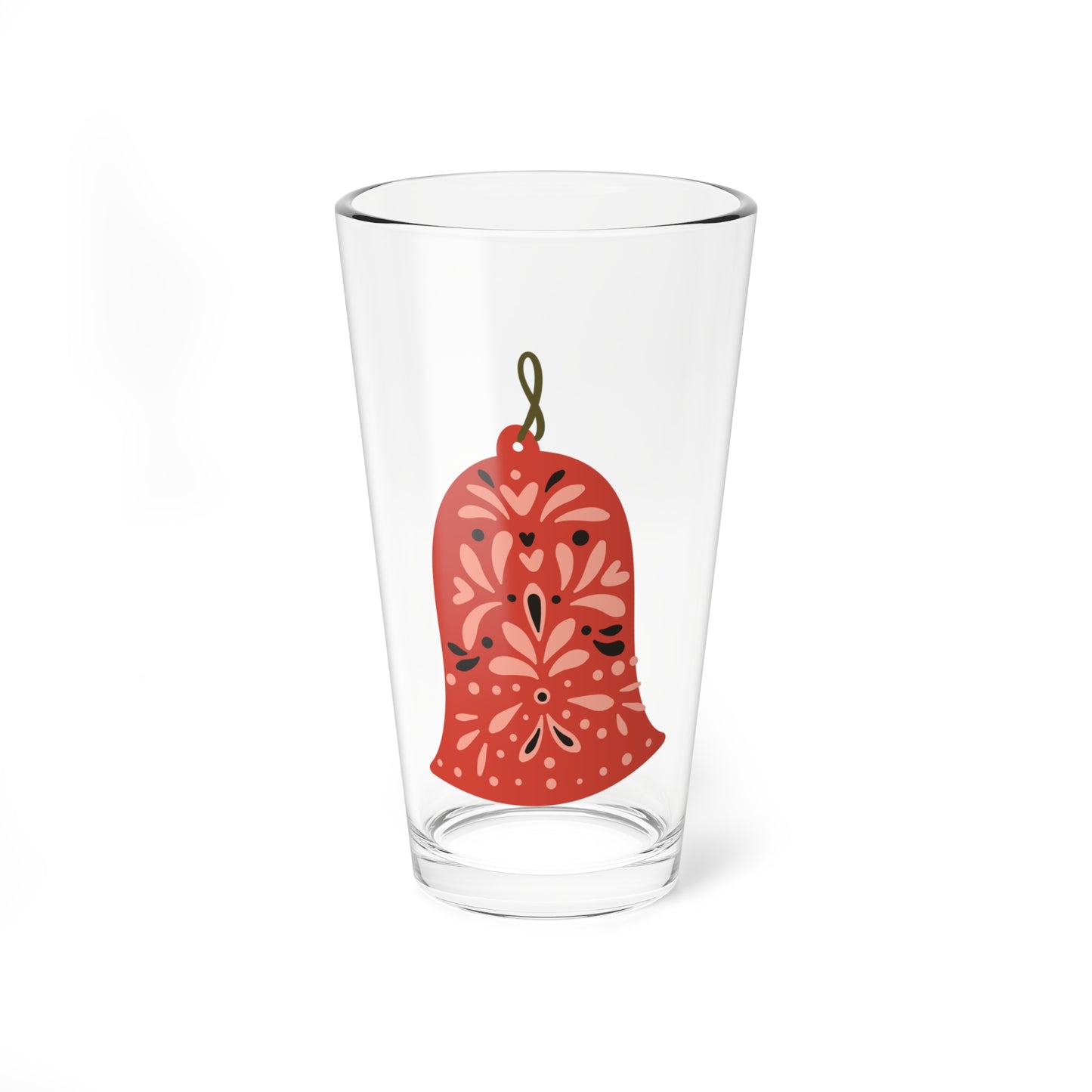 Christmas Bell Mixing Glass, 16oz