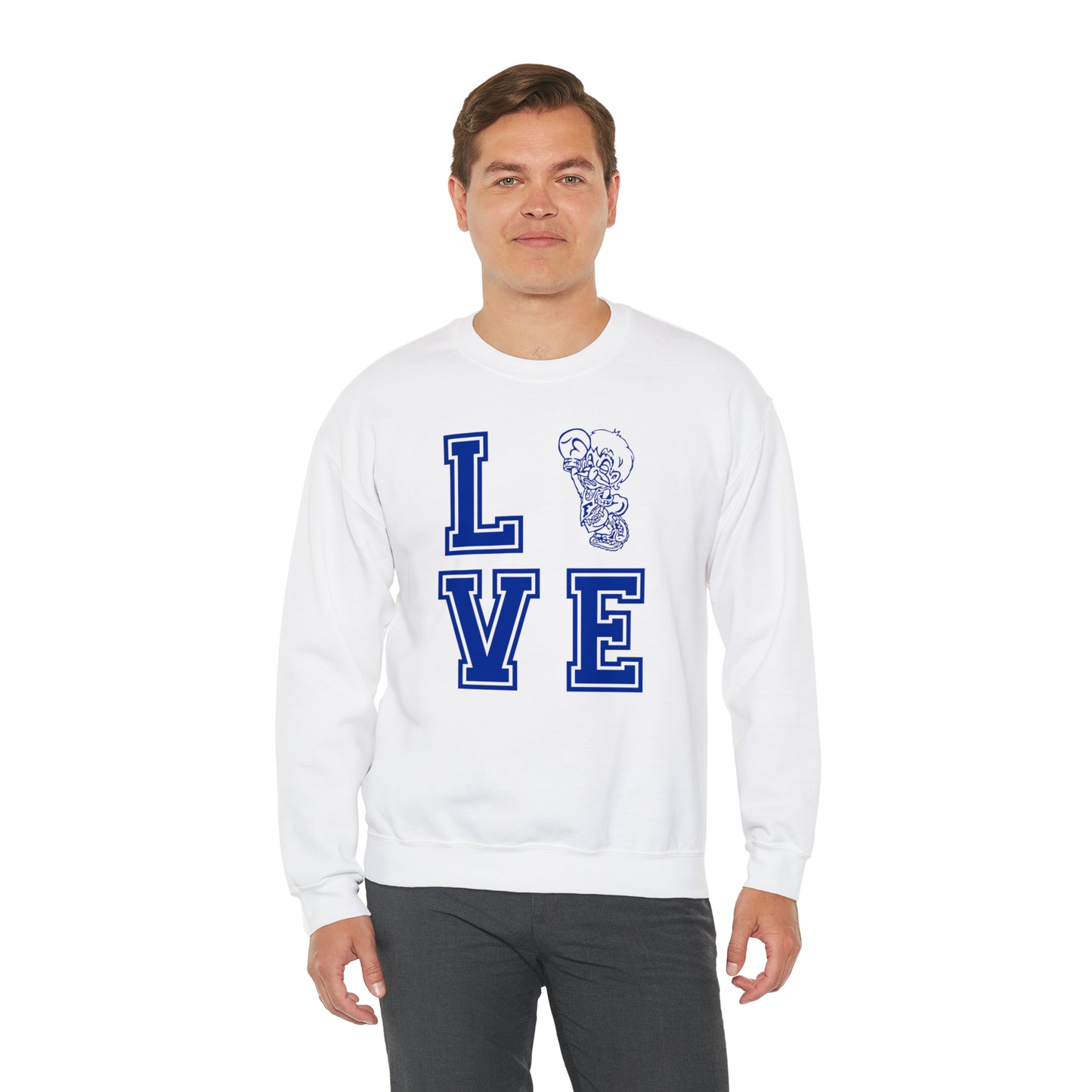 "Love Freeburg Midgets" Unisex Heavy Blend™ Crewneck Sweatshirt