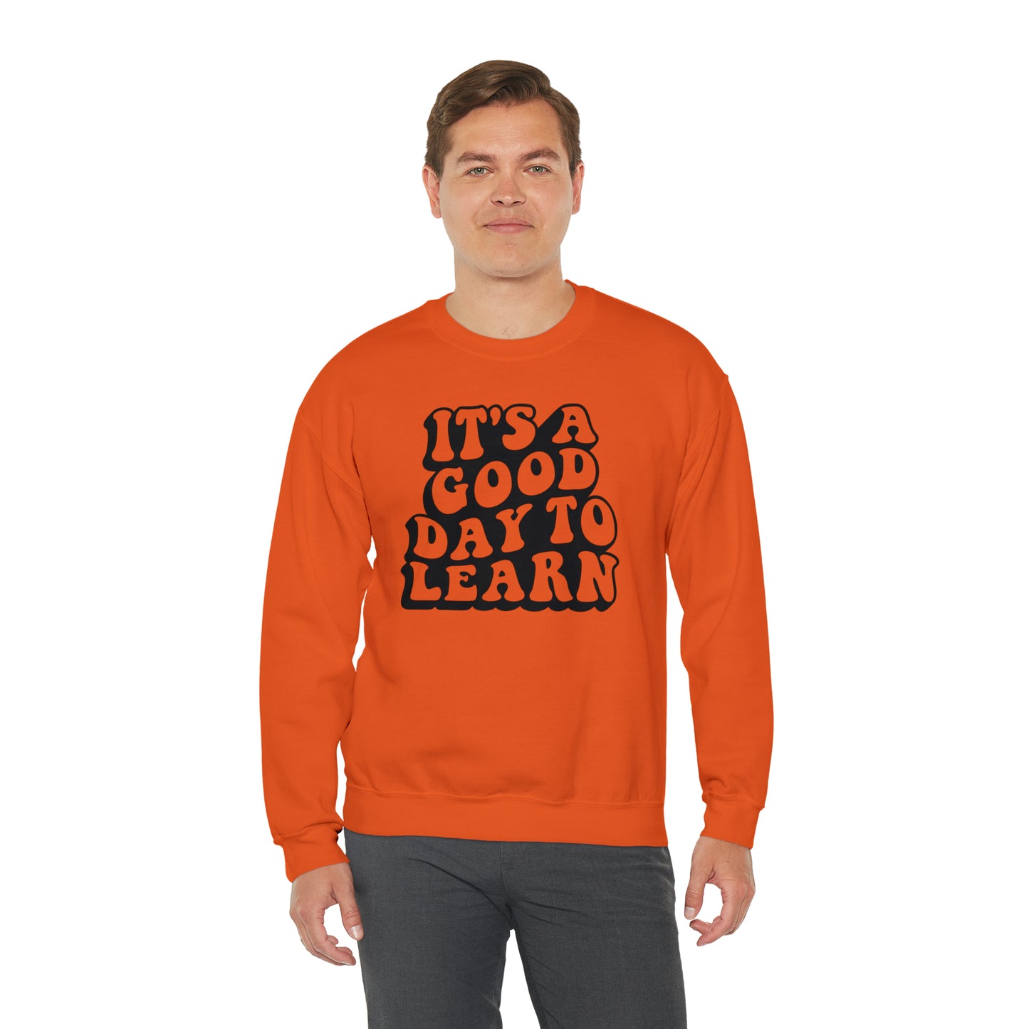 It's a Good Day to Learn Unisex Heavy Blend™ Crewneck Sweatshirt