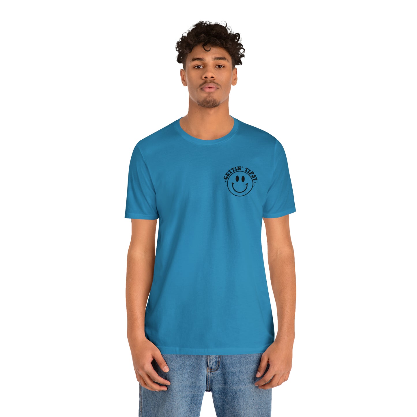 "Errbody in the Lake Gettin' Tipsy" (Front and Back Design) Unisex Jersey Short Sleeve Tee
