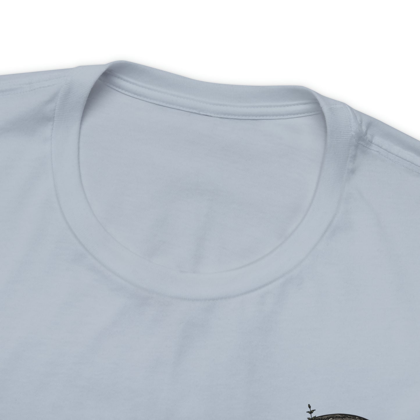 Floral Skeleton Head Front and Back Design T-Shirt