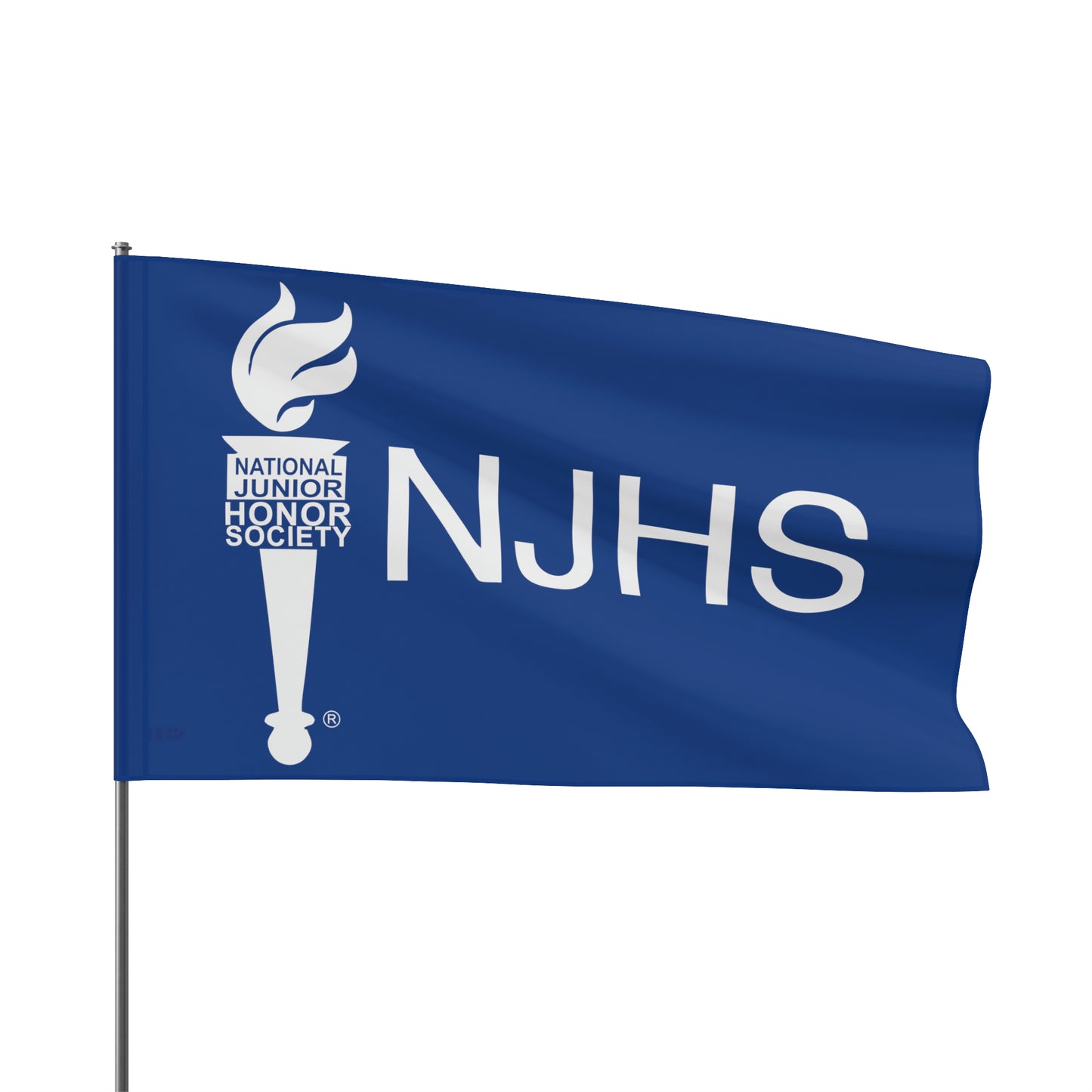 NJHS National Junior Honor Society Flag - Royal Blue