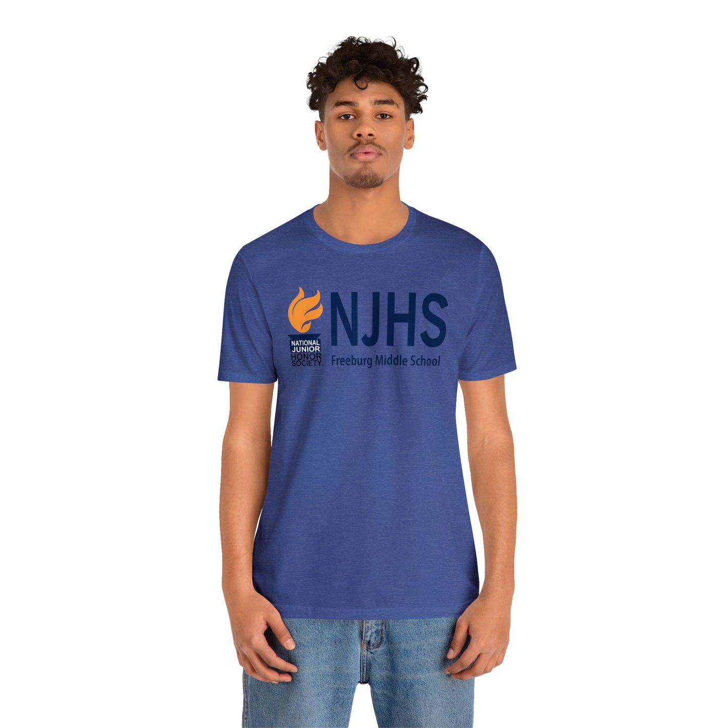 Freeburg Middle School Golden Torch NJHS Bella Jersey Short Sleeve Tee (Unisex)