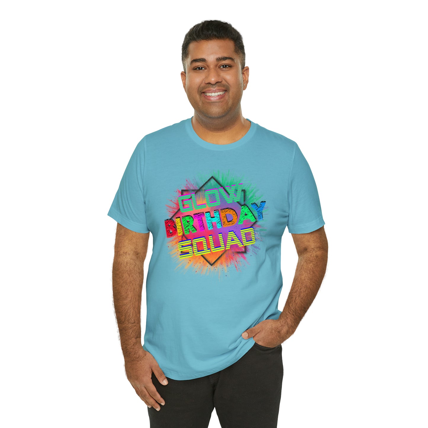 Glow Birthday Squad T-Shirt