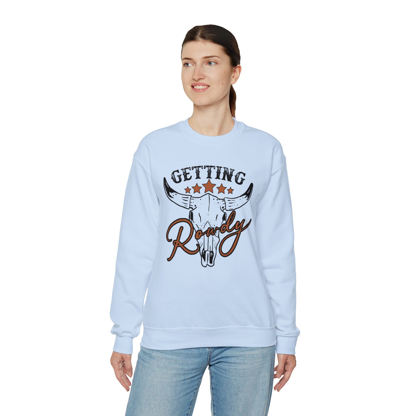 Vintage Getting Rowdy Party/ Bridesmaid/ Groomsman Unisex Heavy Blend™ Crewneck Sweatshirt
