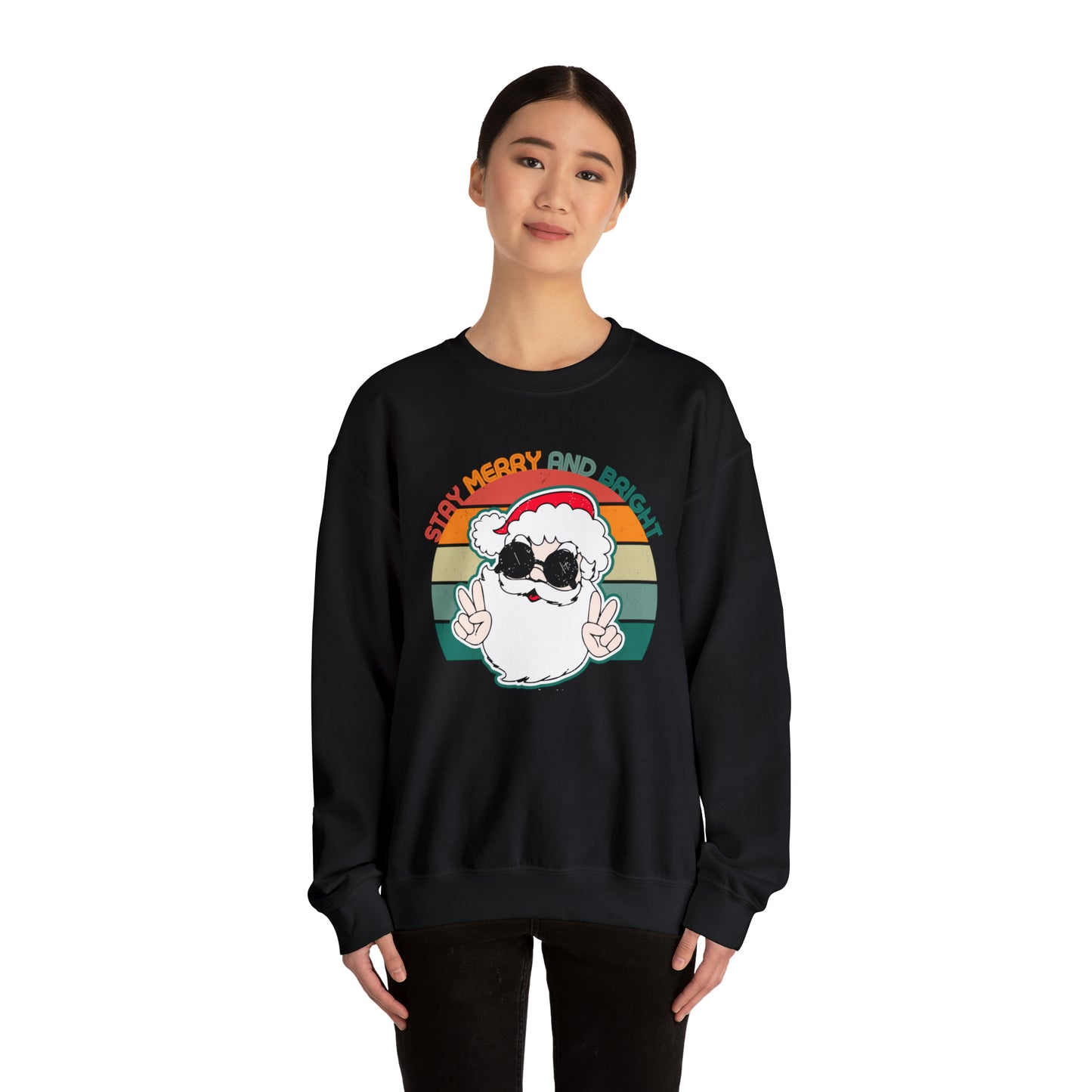 Stay Merry and Bright Heavyweight Crewneck Sweatshirt
