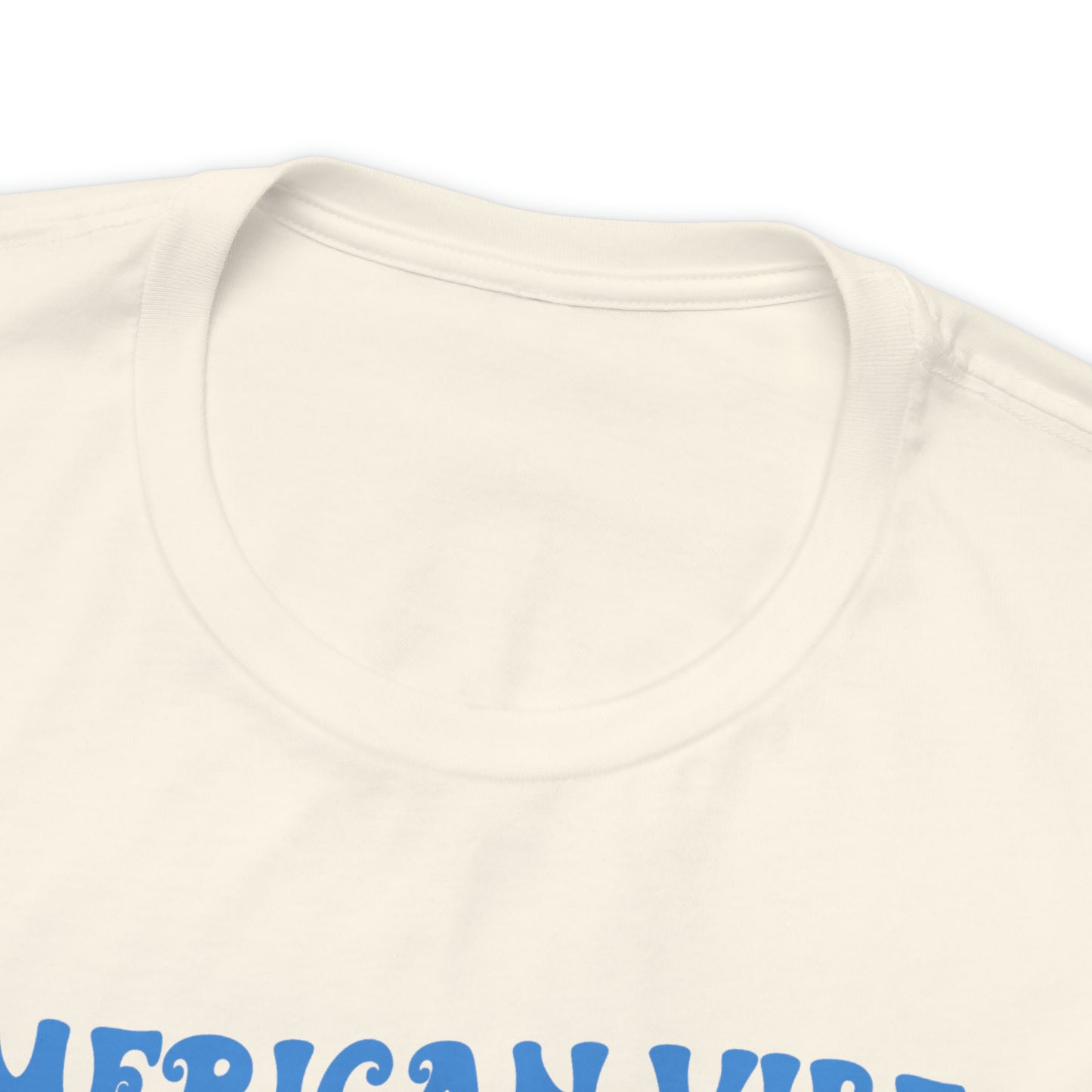 USA American Vibes American Flag Smiley Face Unisex Jersey Short Sleeve Tee