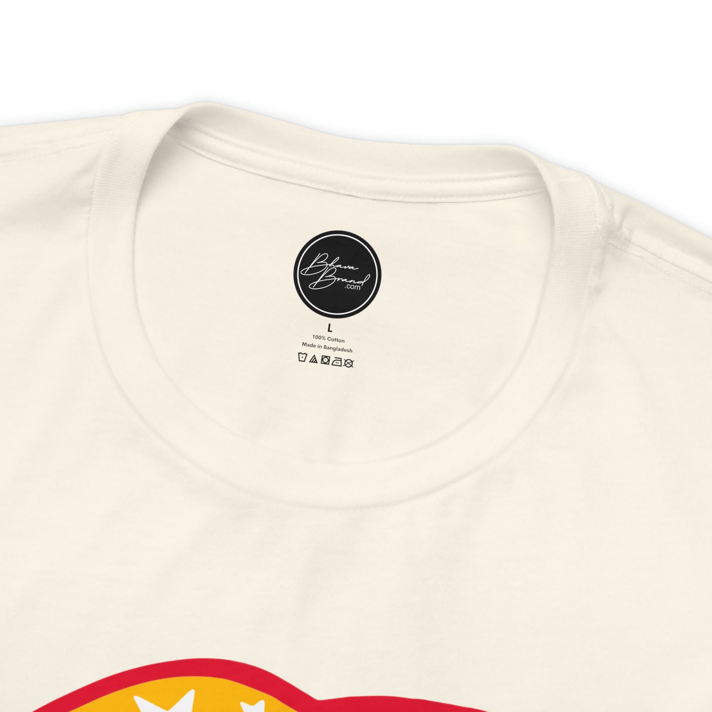 Swift Red, Yellow and White Lips Bella Jersey Short Sleeve Tee (Unisex)