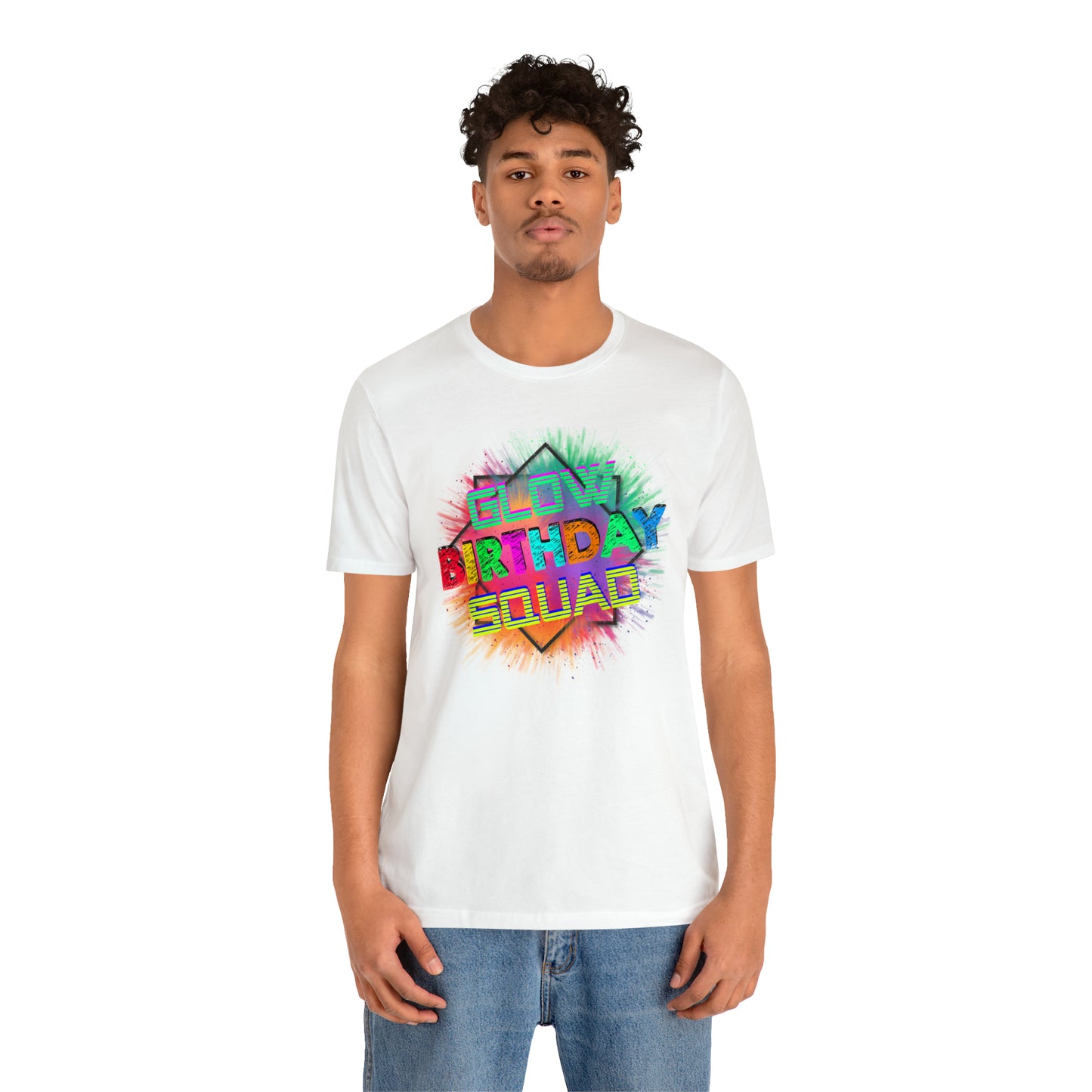 Glow Birthday Squad T-Shirt