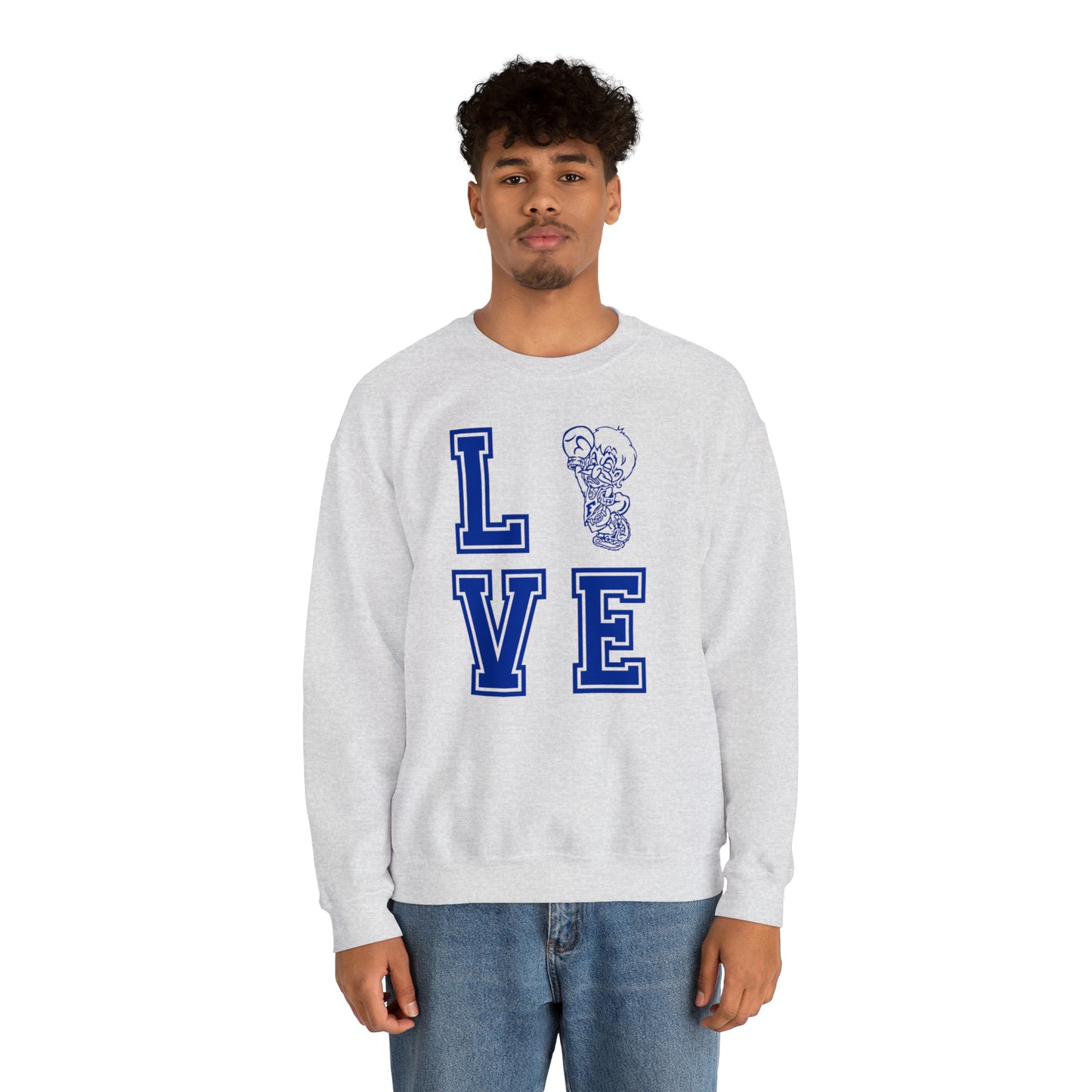 "Love Freeburg Midgets" Unisex Heavy Blend™ Crewneck Sweatshirt