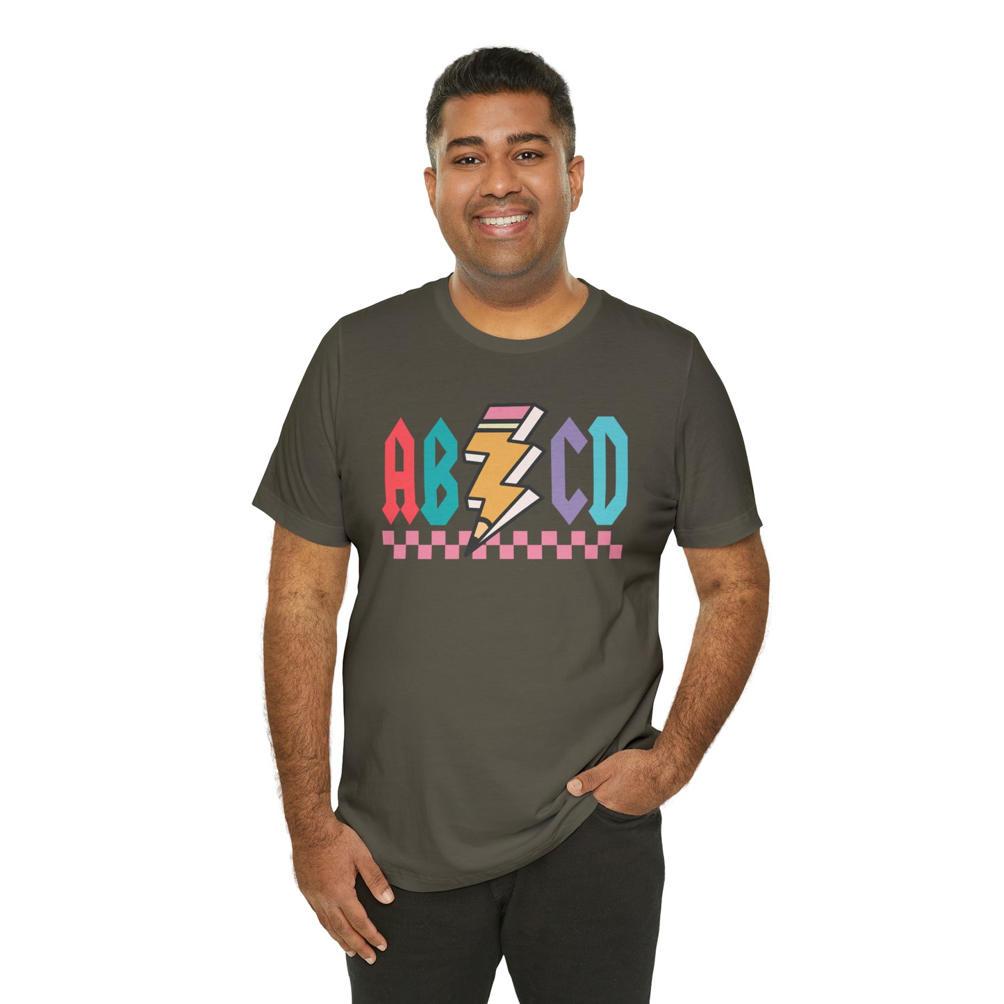 Vintage ABCD Teacher T-Shirt