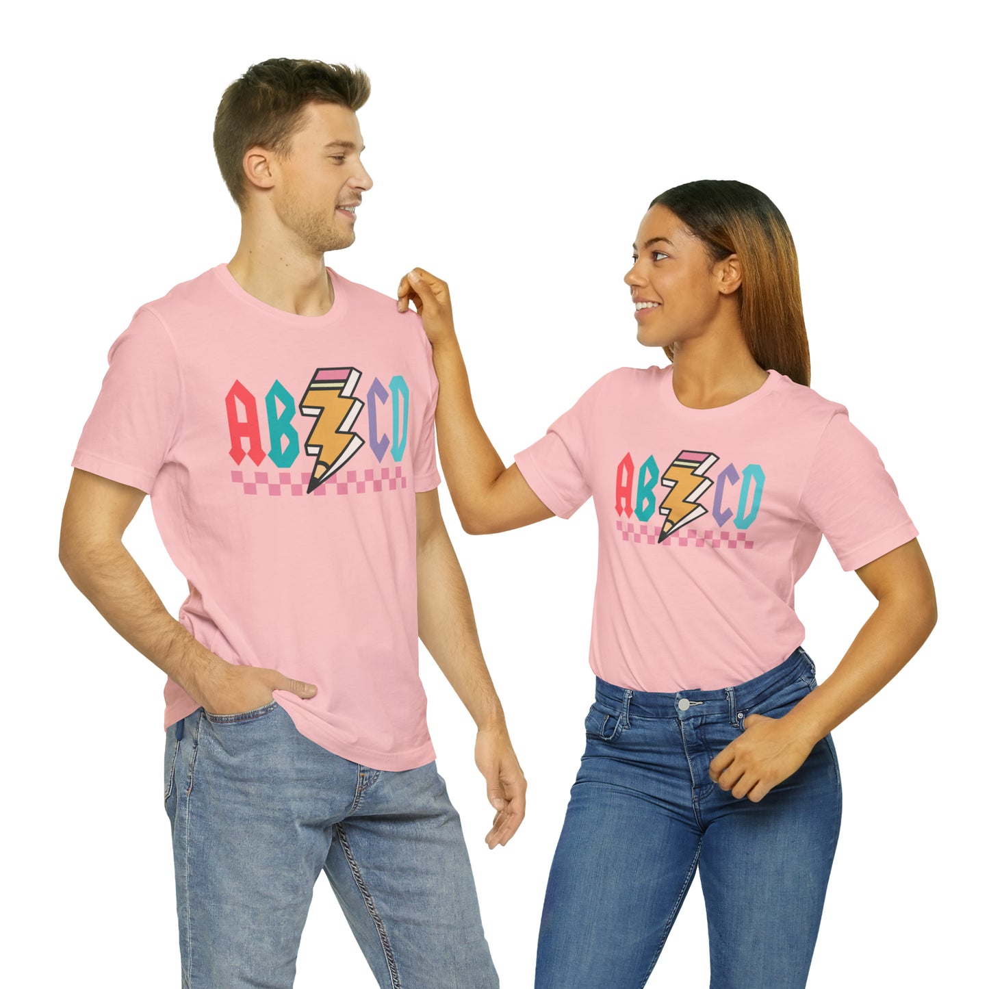 Vintage ABCD Teacher T-Shirt