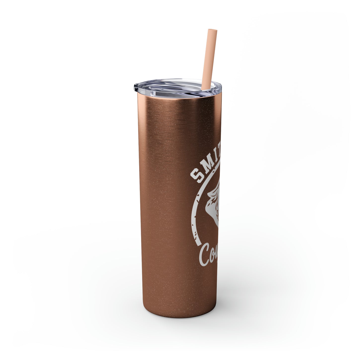 Smithton Cougars Skinny Tumbler with Straw, 20oz