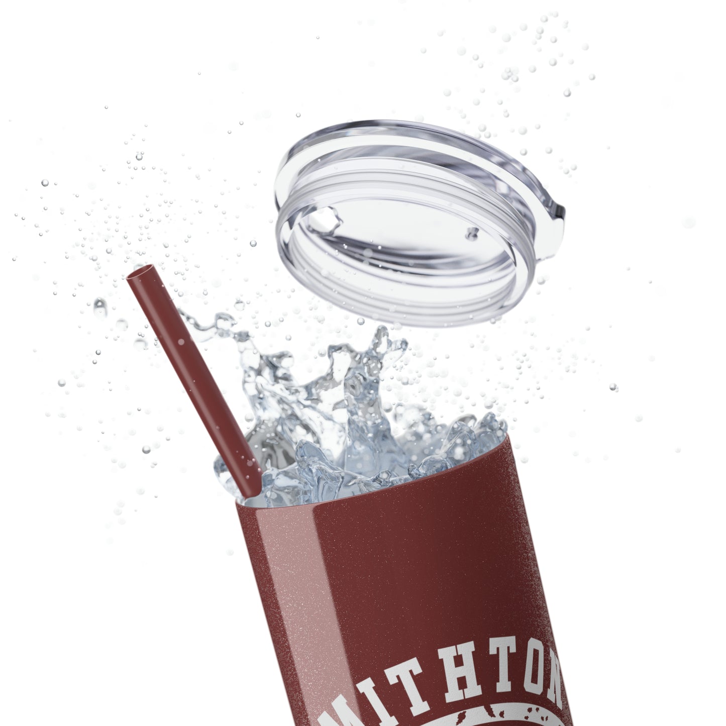 Smithton Cougars Skinny Tumbler with Straw, 20oz