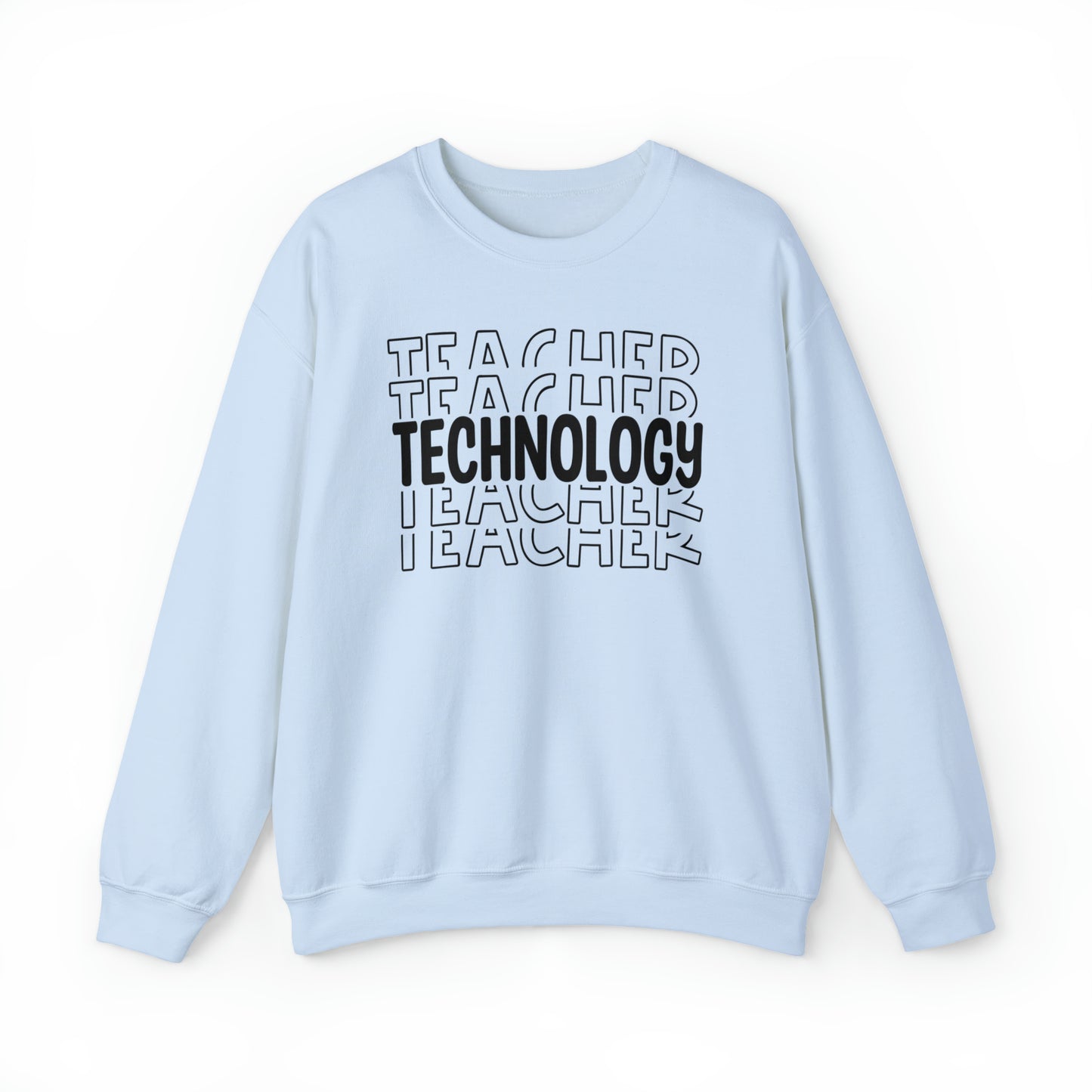 Technology Teacher Lined Heavyweight Crewneck Sweatshirt