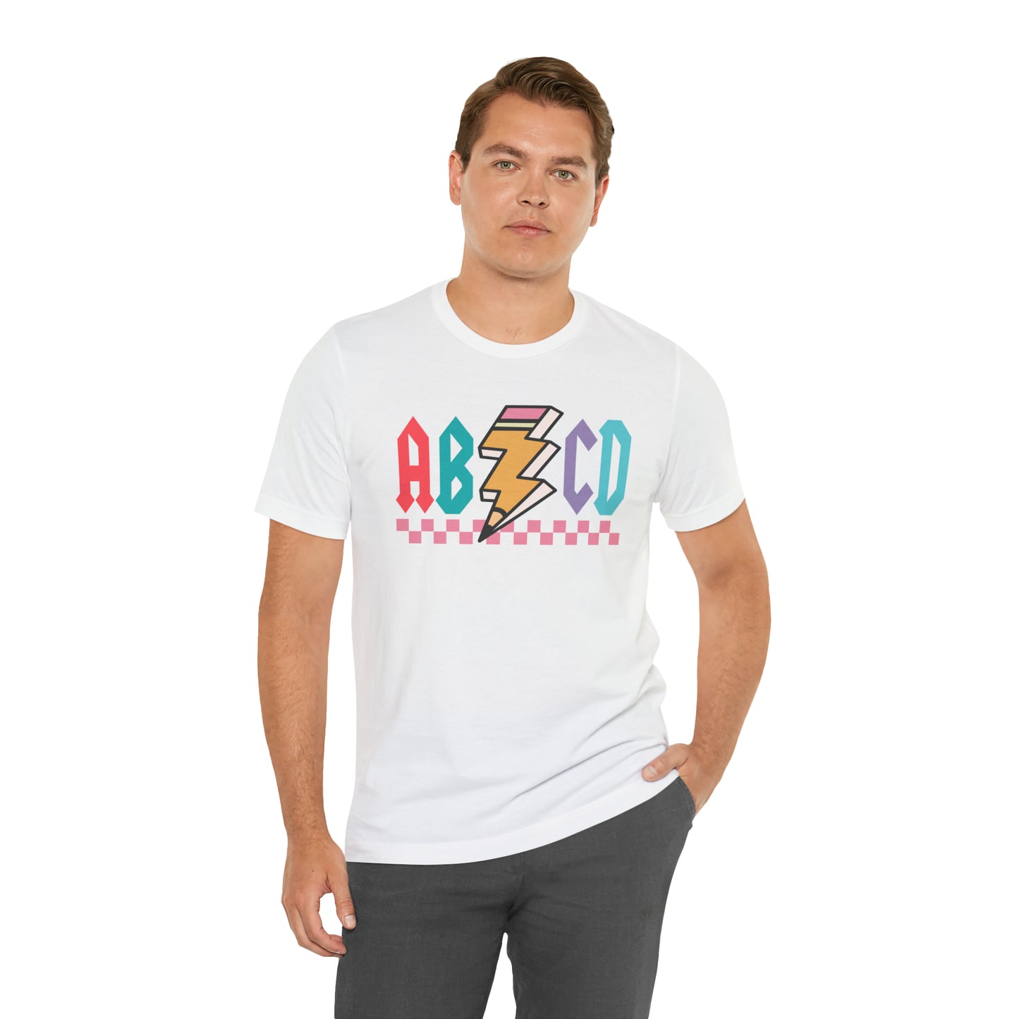 Vintage ABCD Teacher T-Shirt