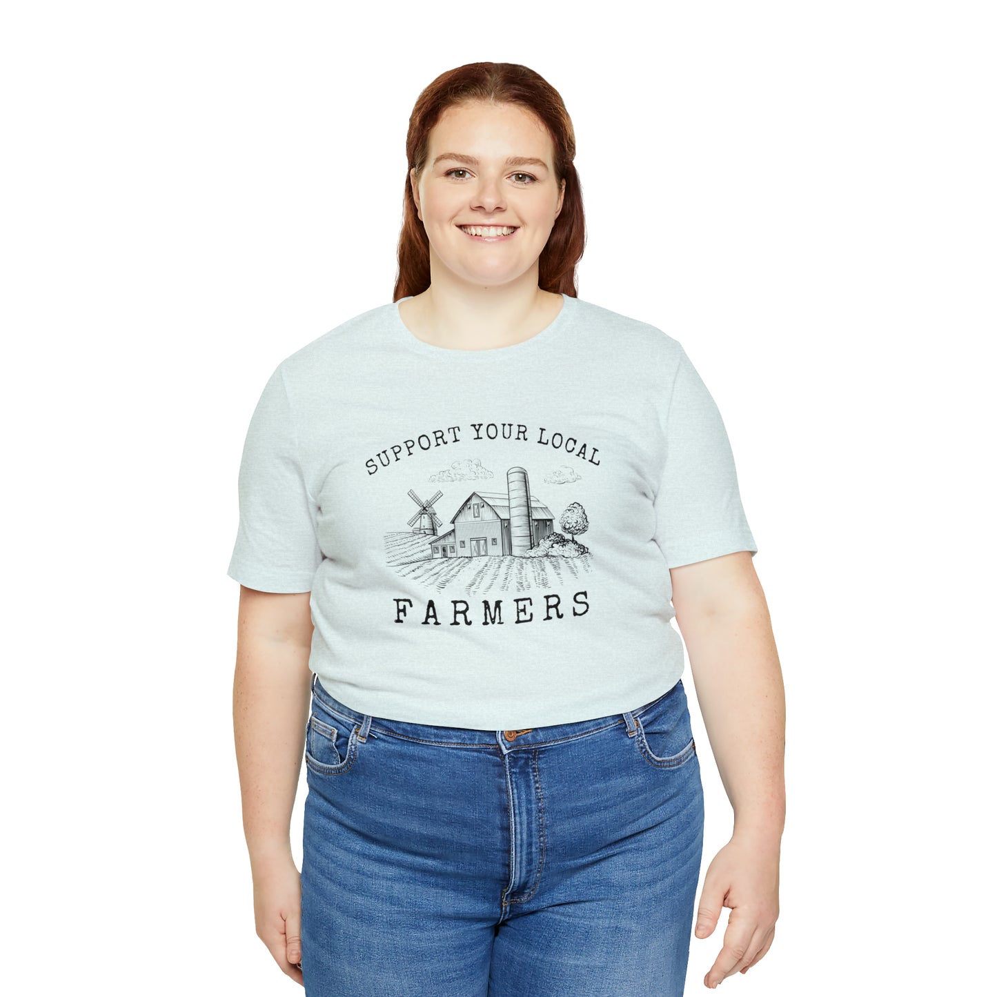 "Support Your Local Farmers Wide Scene" Unisex Jersey Short Sleeve Tee