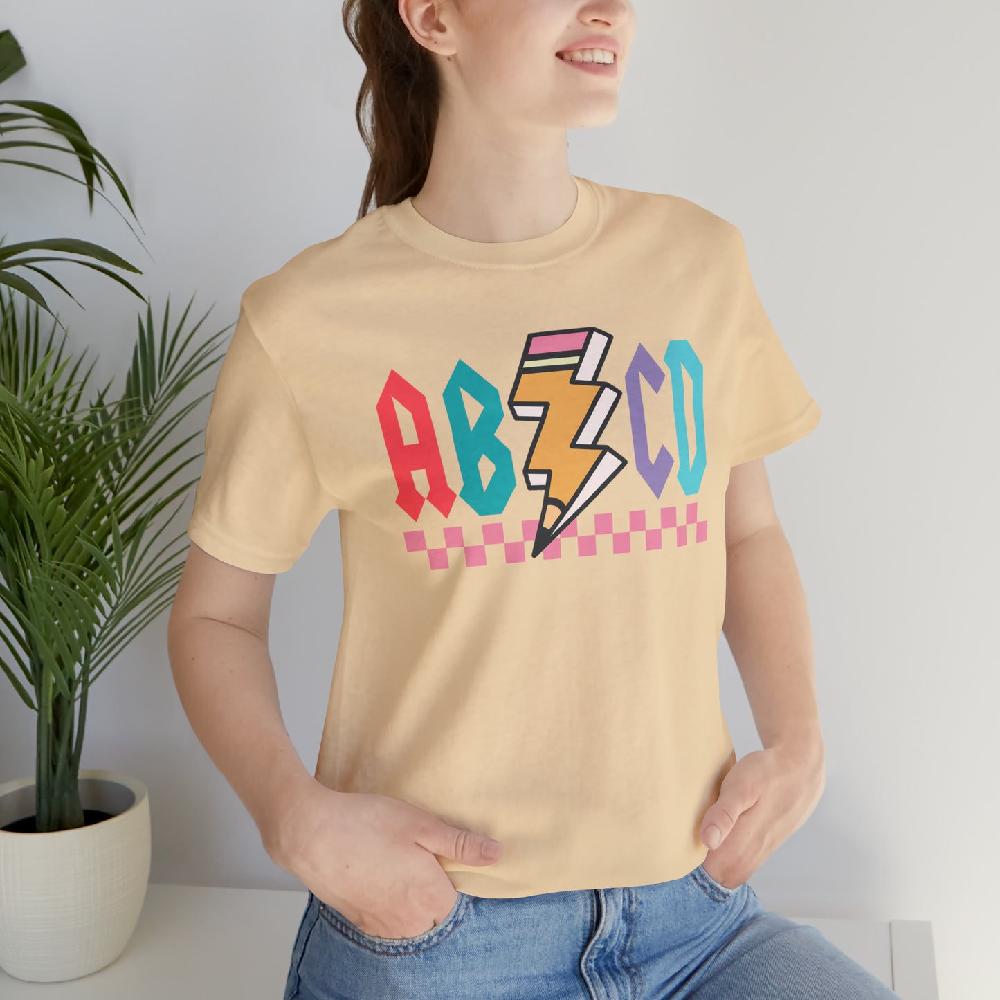 Vintage ABCD Teacher T-Shirt