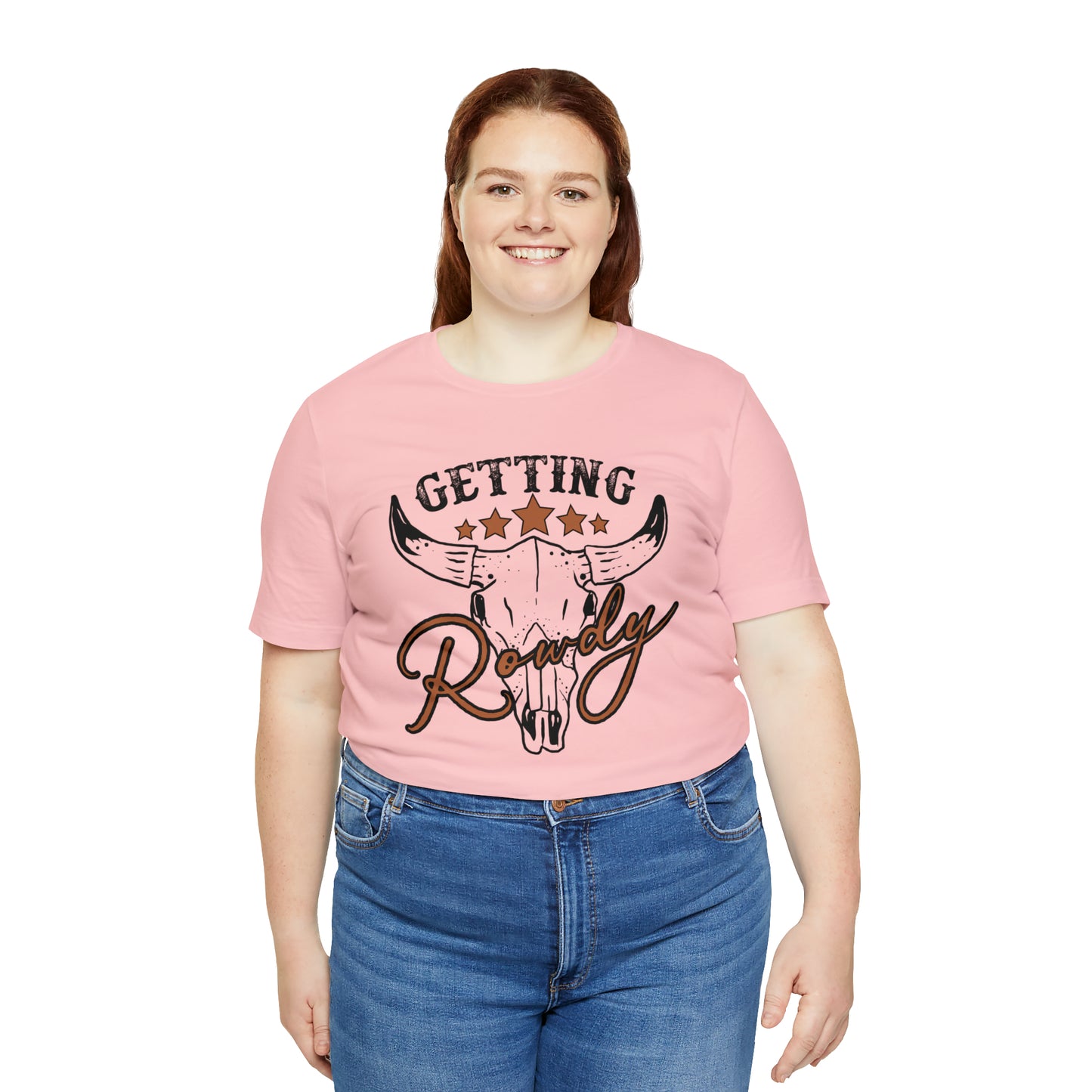 Vintage Getting Rowdy Party/ Bridesmaid/ Groomsman T-Shirt - Black Ink