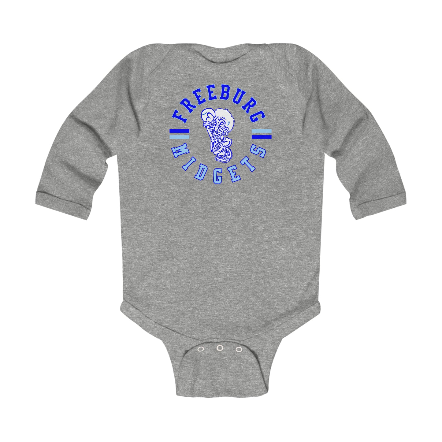 Freeburg Midget Circle Logo Infant Long Sleeve Bodysuit