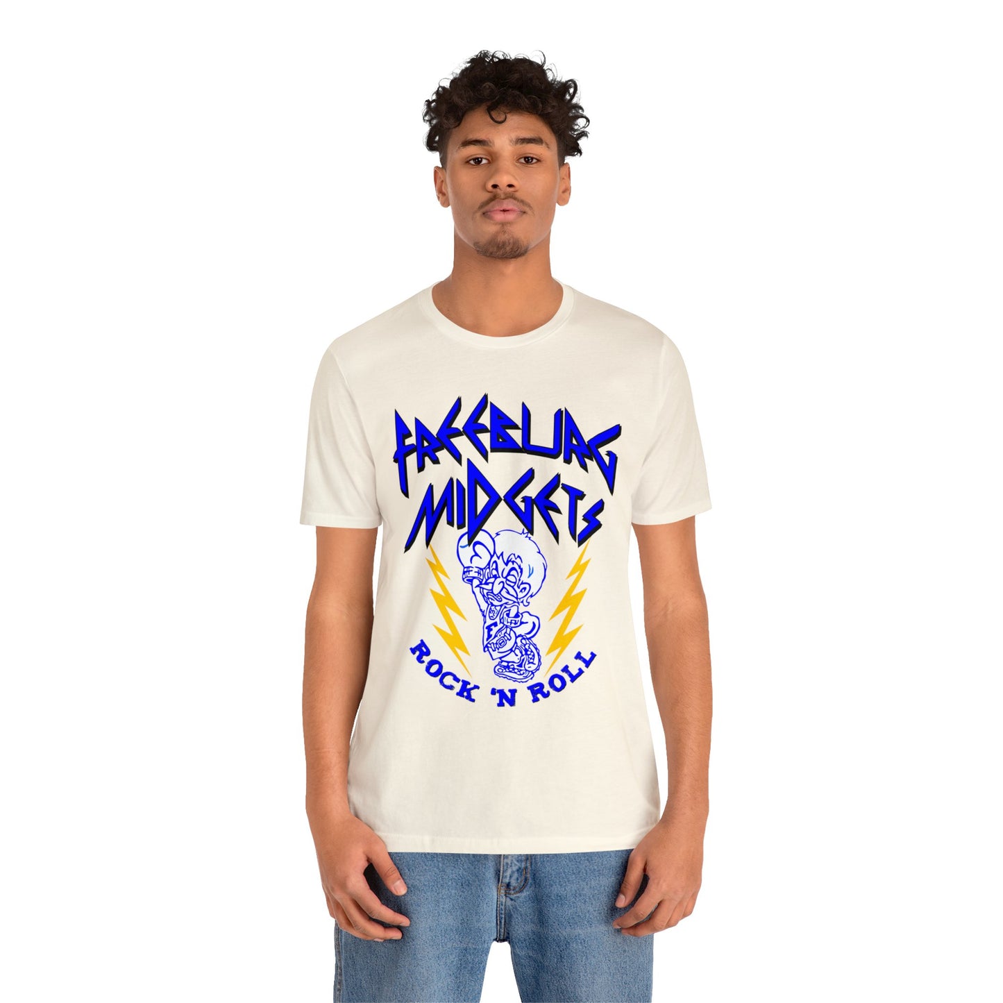 Freeburg Midgets Rock and Roll Bella Jersey Short Sleeve Tee (Unisex)