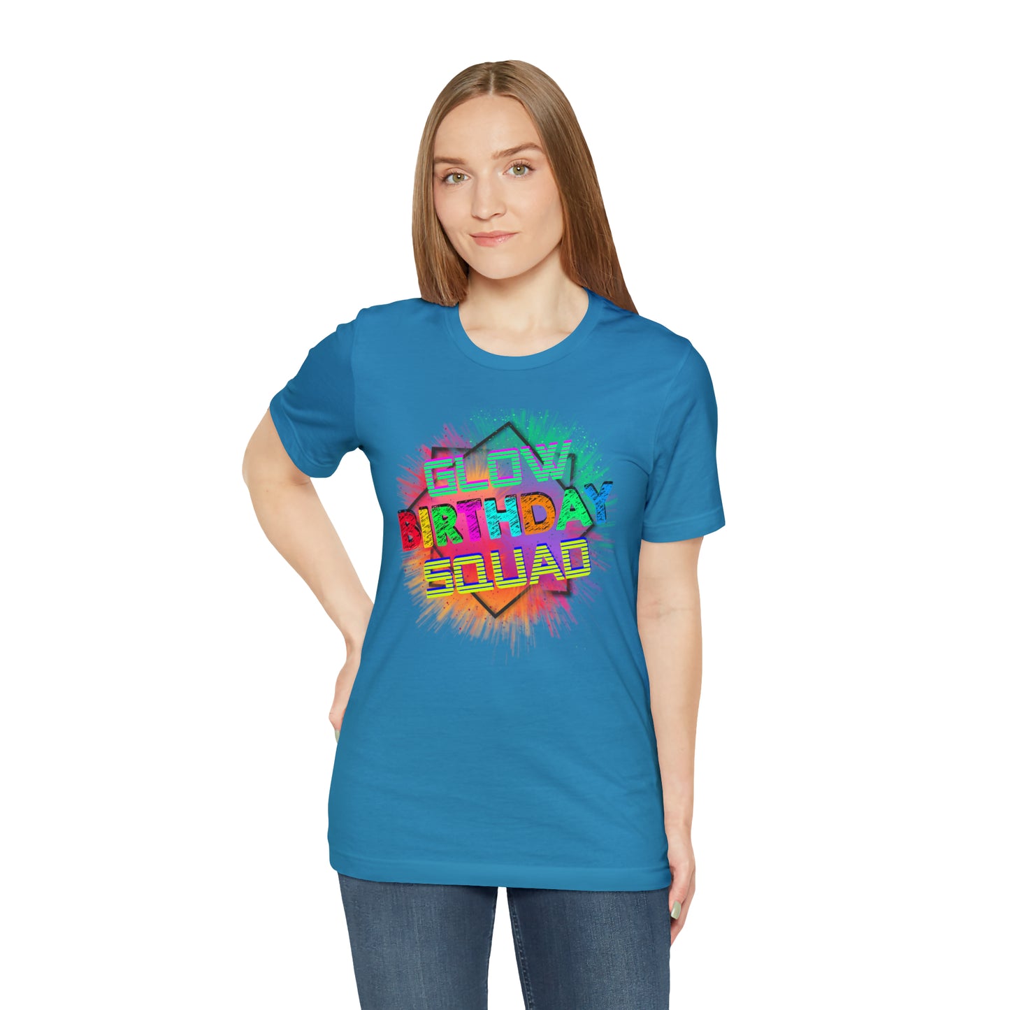 Glow Birthday Squad T-Shirt