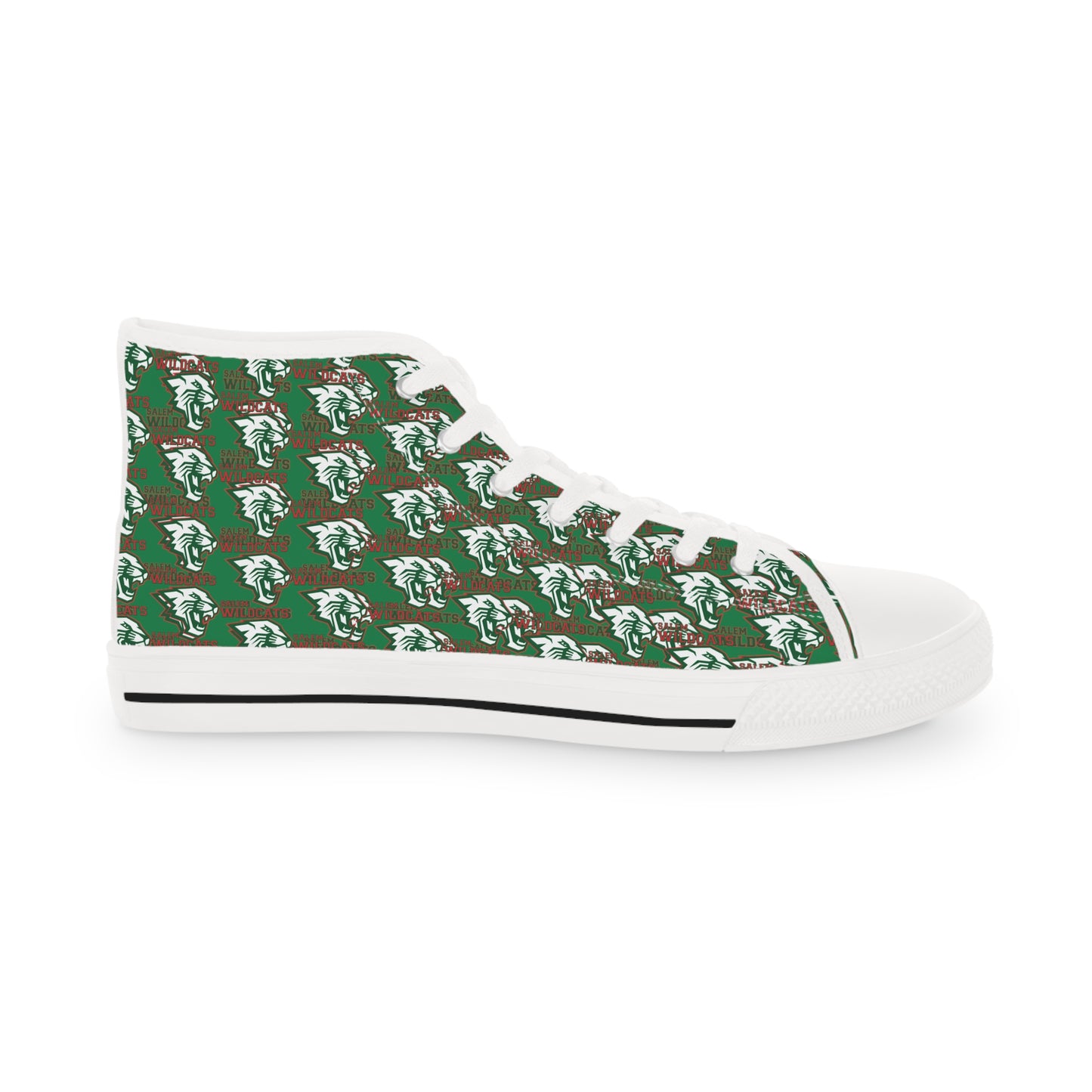 Salem Wildcat Men's High Top Sneakers - Green