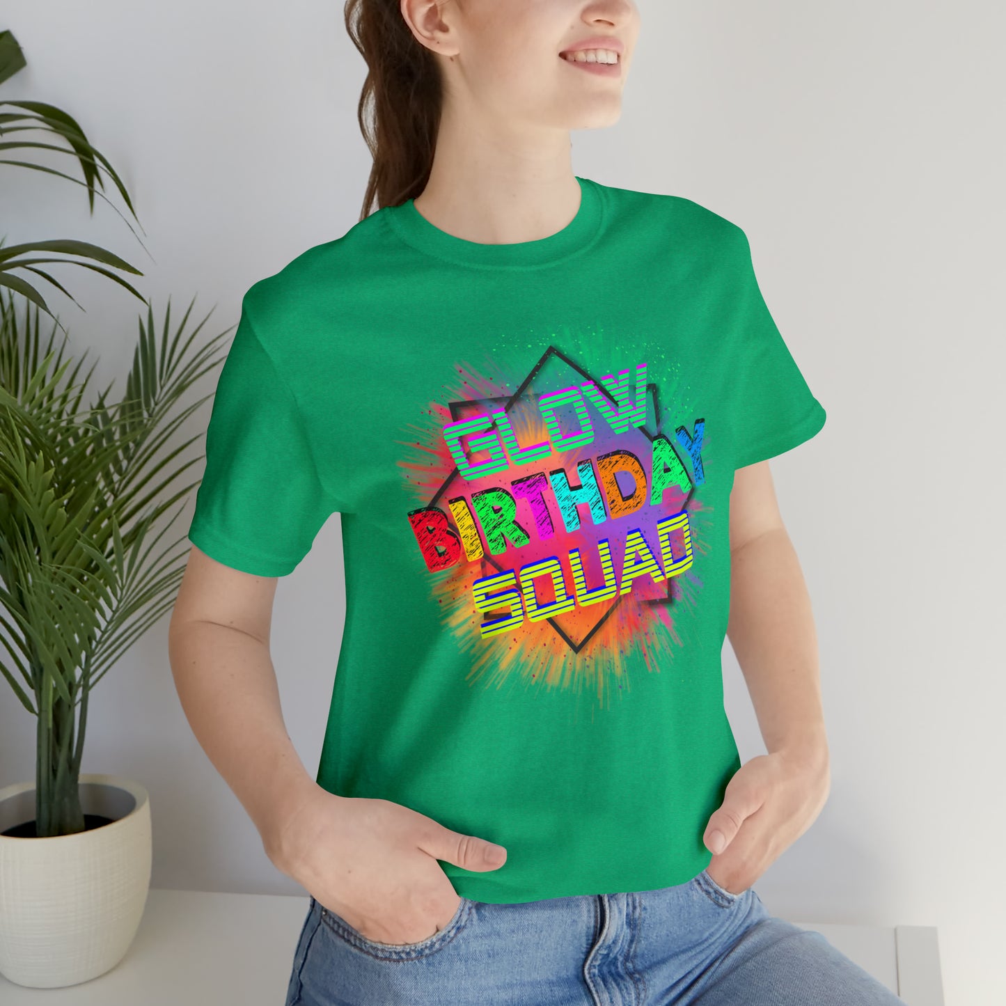 Glow Birthday Squad T-Shirt